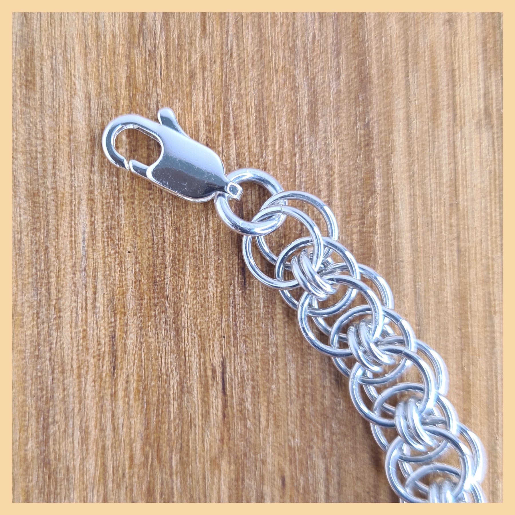 Chainmaille Helm Weave Bracelet
