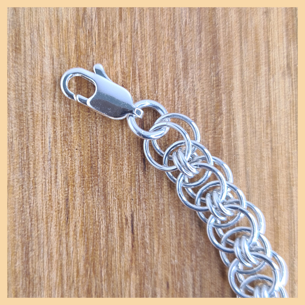 Chainmaille Helm Weave Bracelet