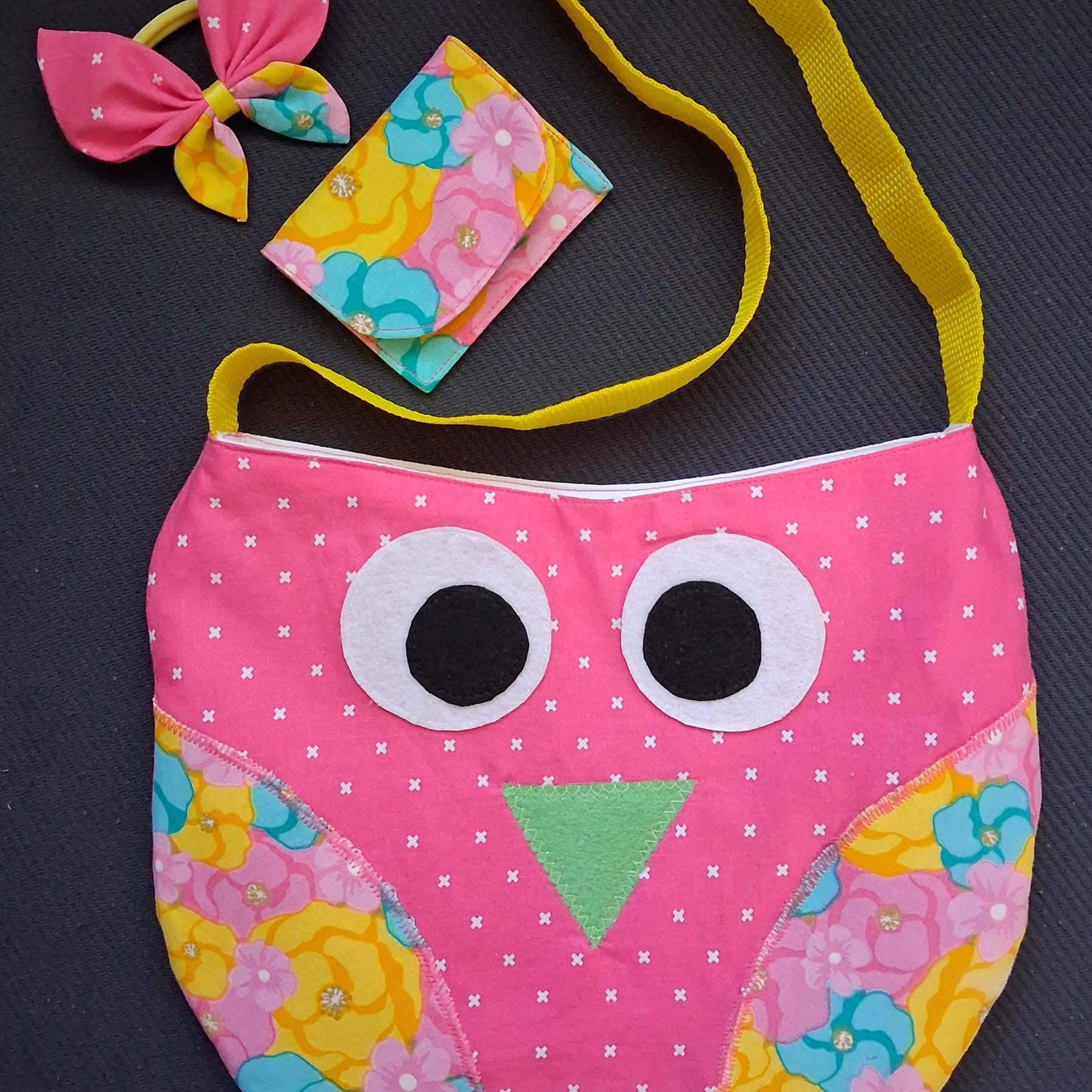 Children's Owl Shoulder Bag, Purse & Hairband