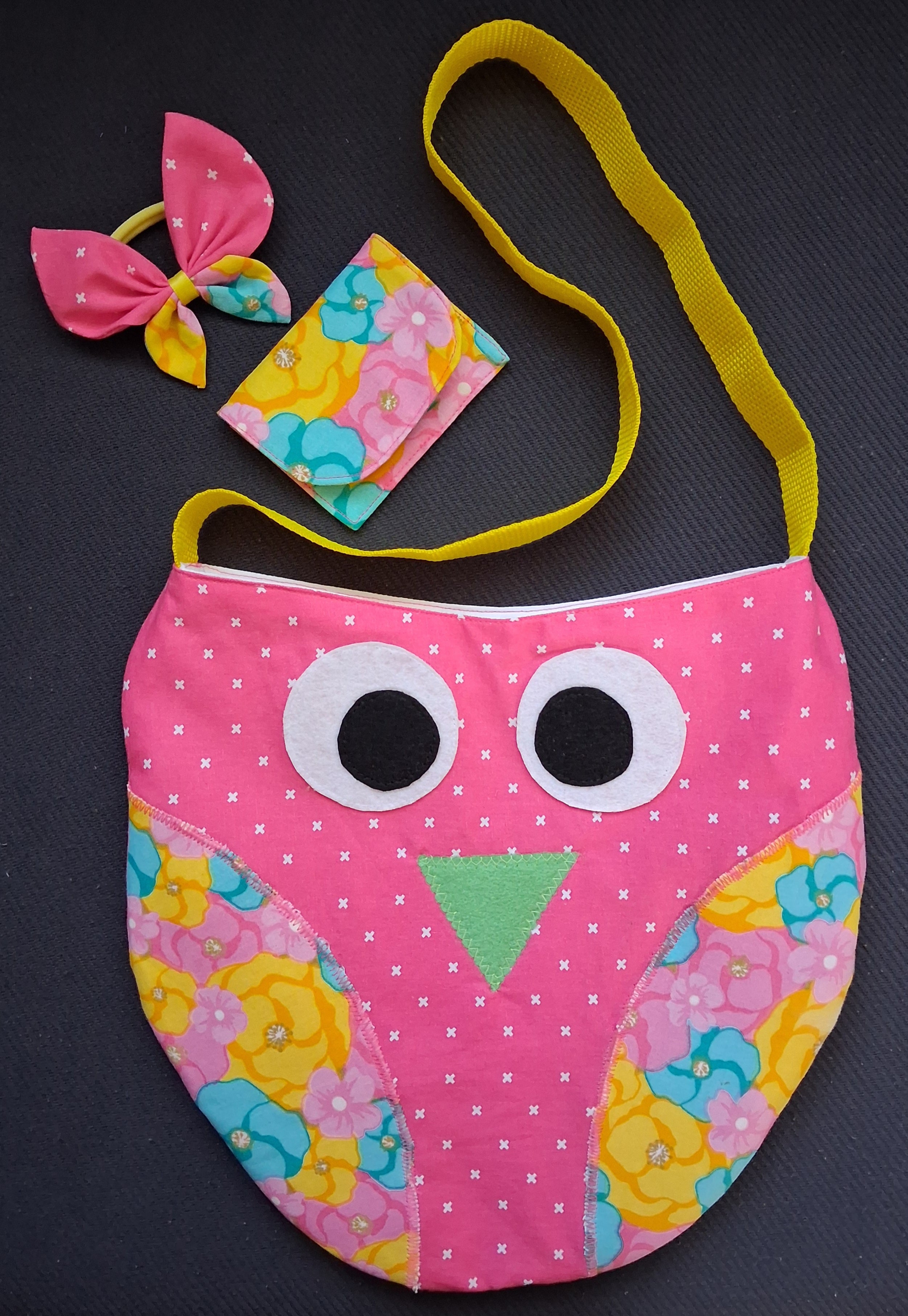 Children's Owl Shoulder Bag, Purse & Hairband