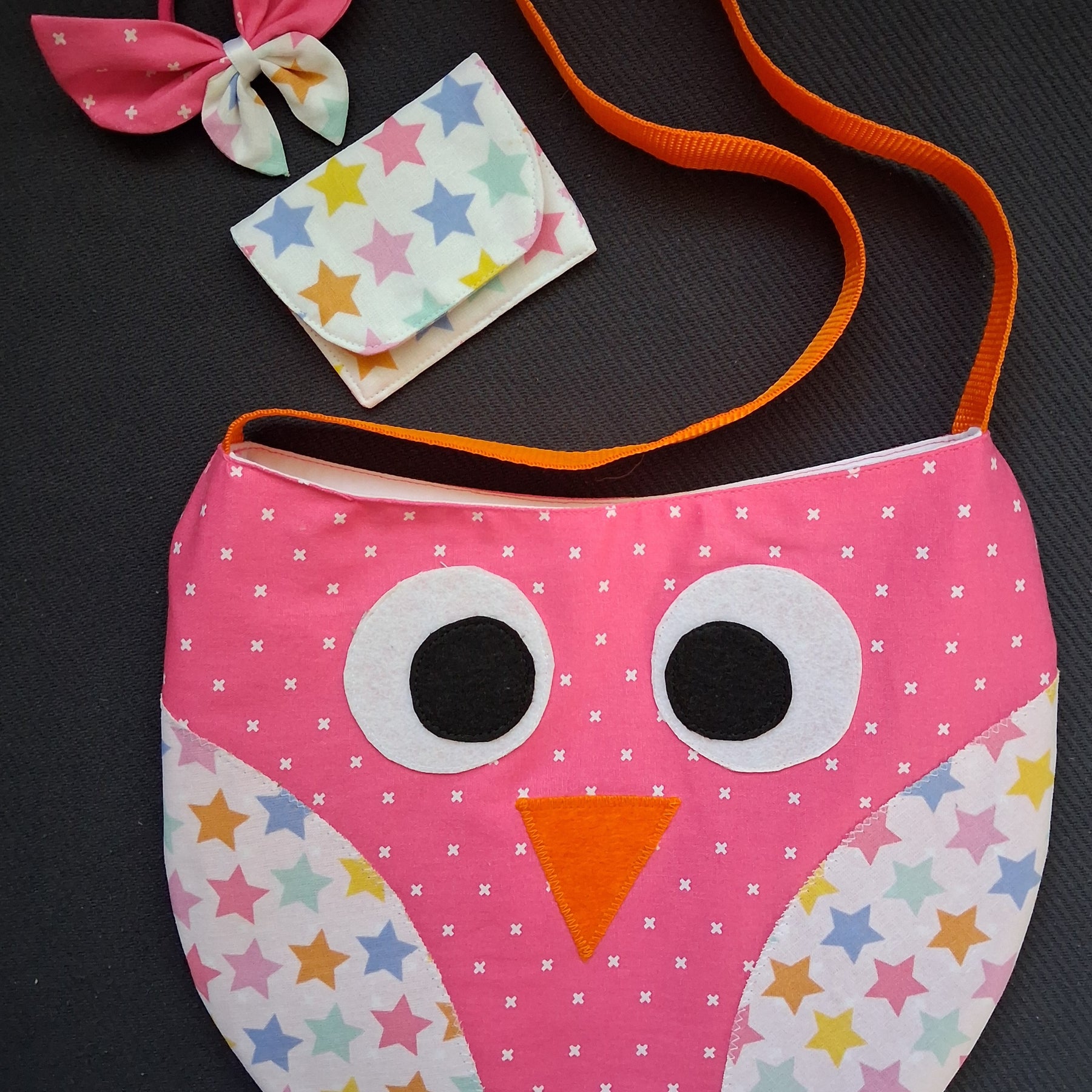Children's Owl Shoulder Bag, Purse & Hairband