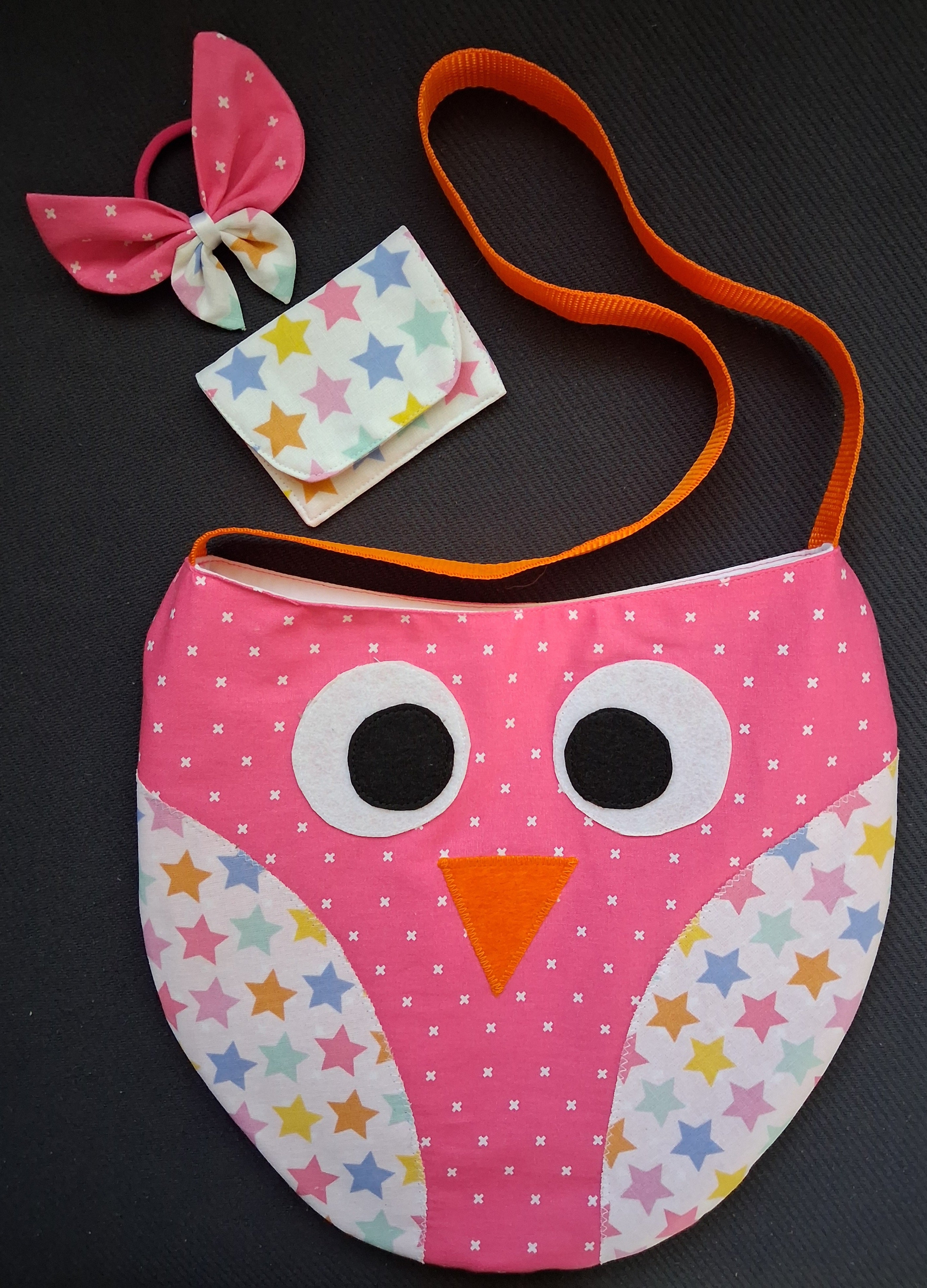 Children's Owl Shoulder Bag, Purse & Hairband
