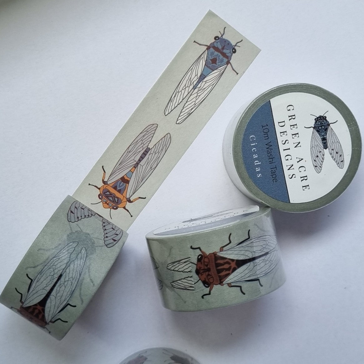 Cicada Insect Bug Beetle Washi Tape