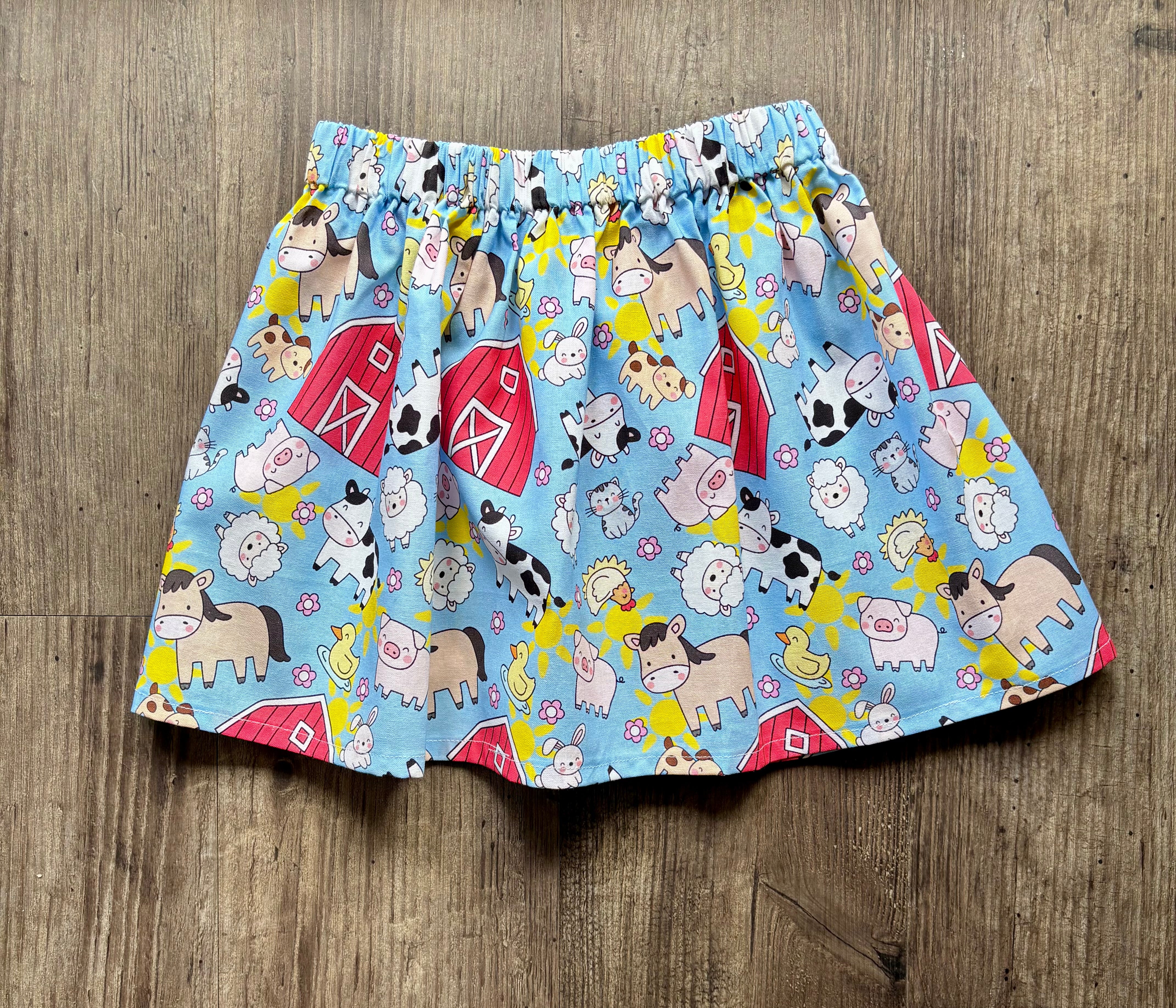 Farm Print Skirt – Size 2