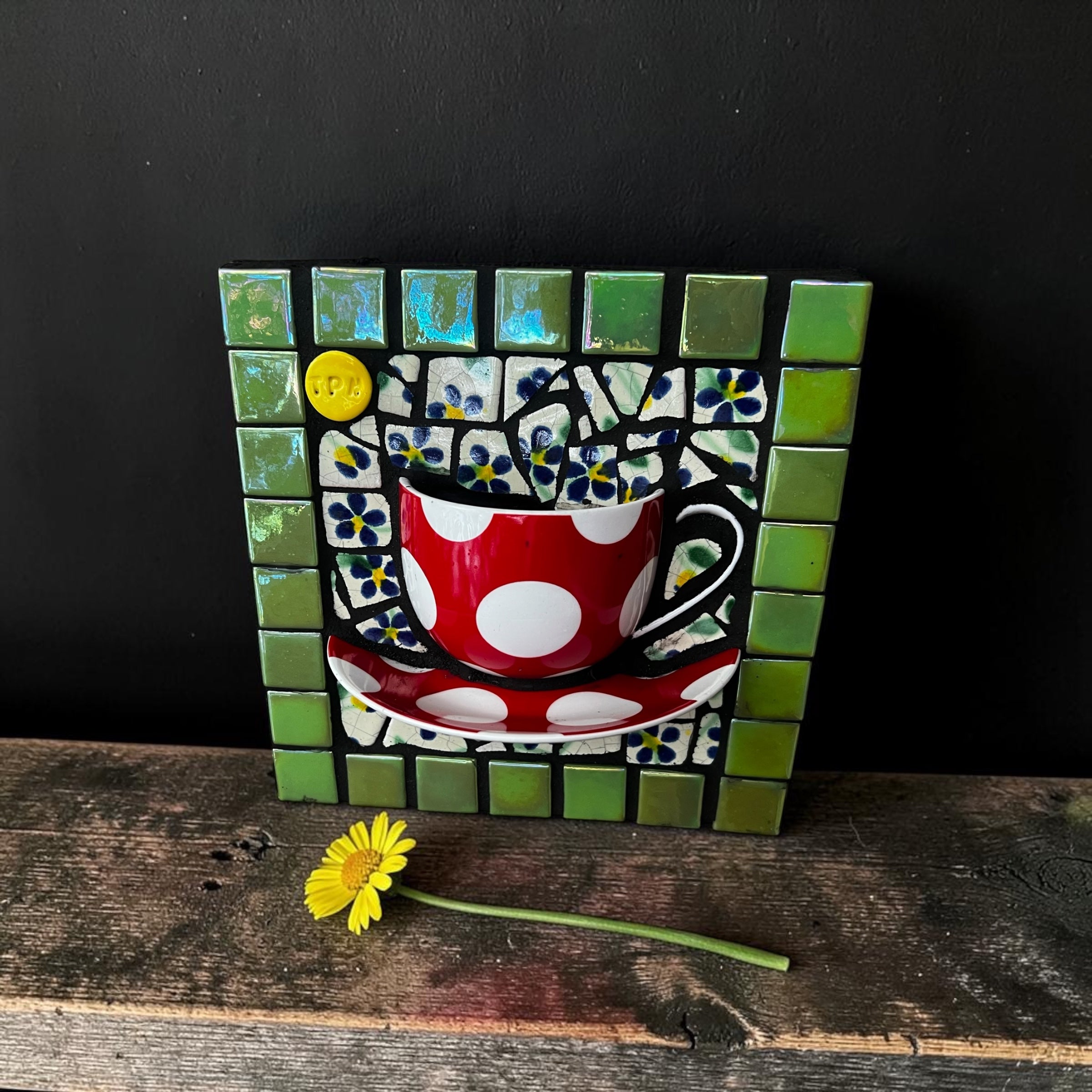 Mosaic Wall Planter.