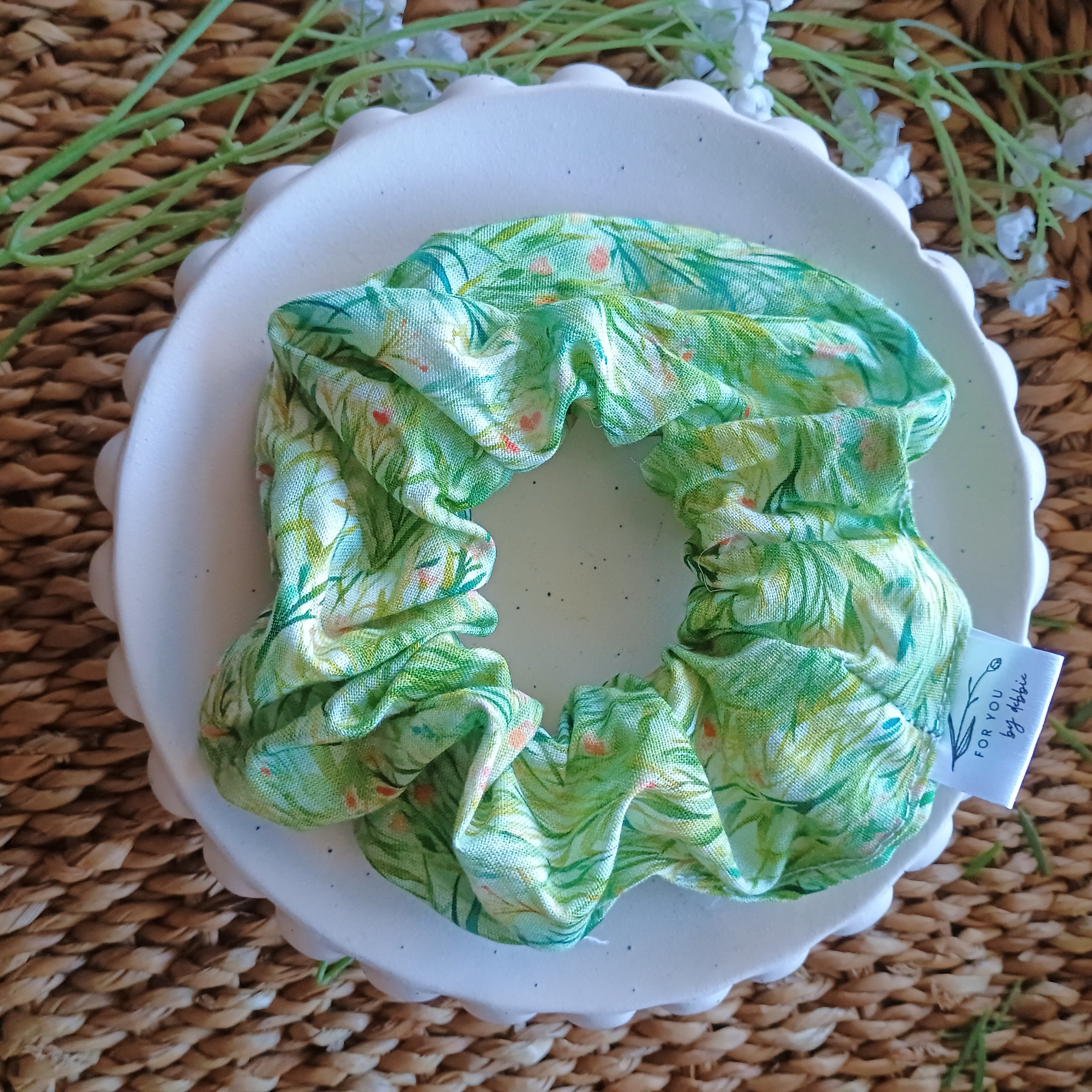 Cotton scrunchies