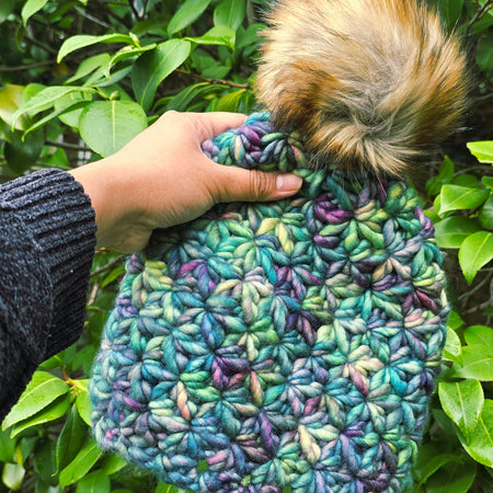 Luxe Crochet Beanie Merino Wool for Women Men Kids