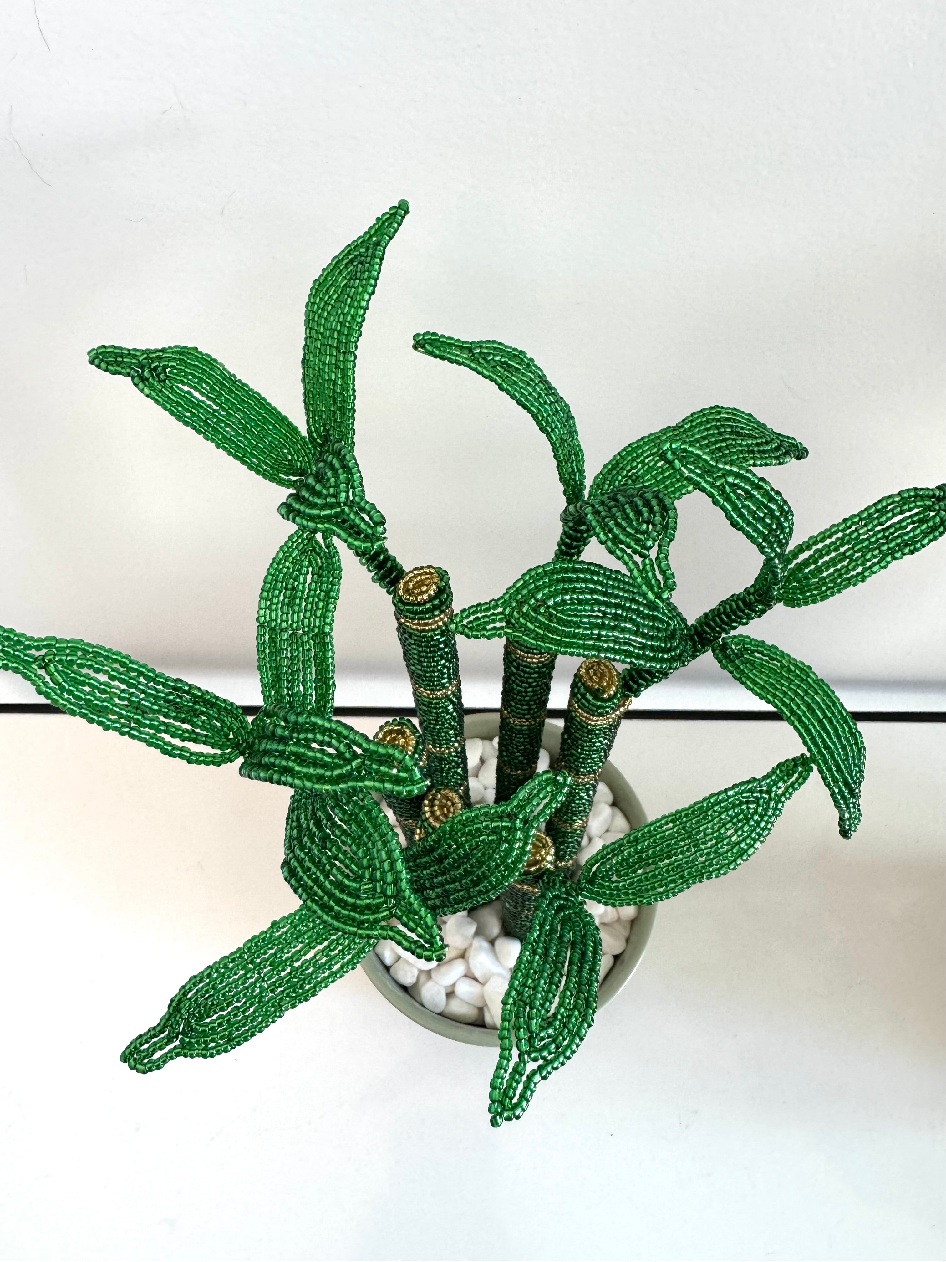 French-beaded Lucky Bamboo