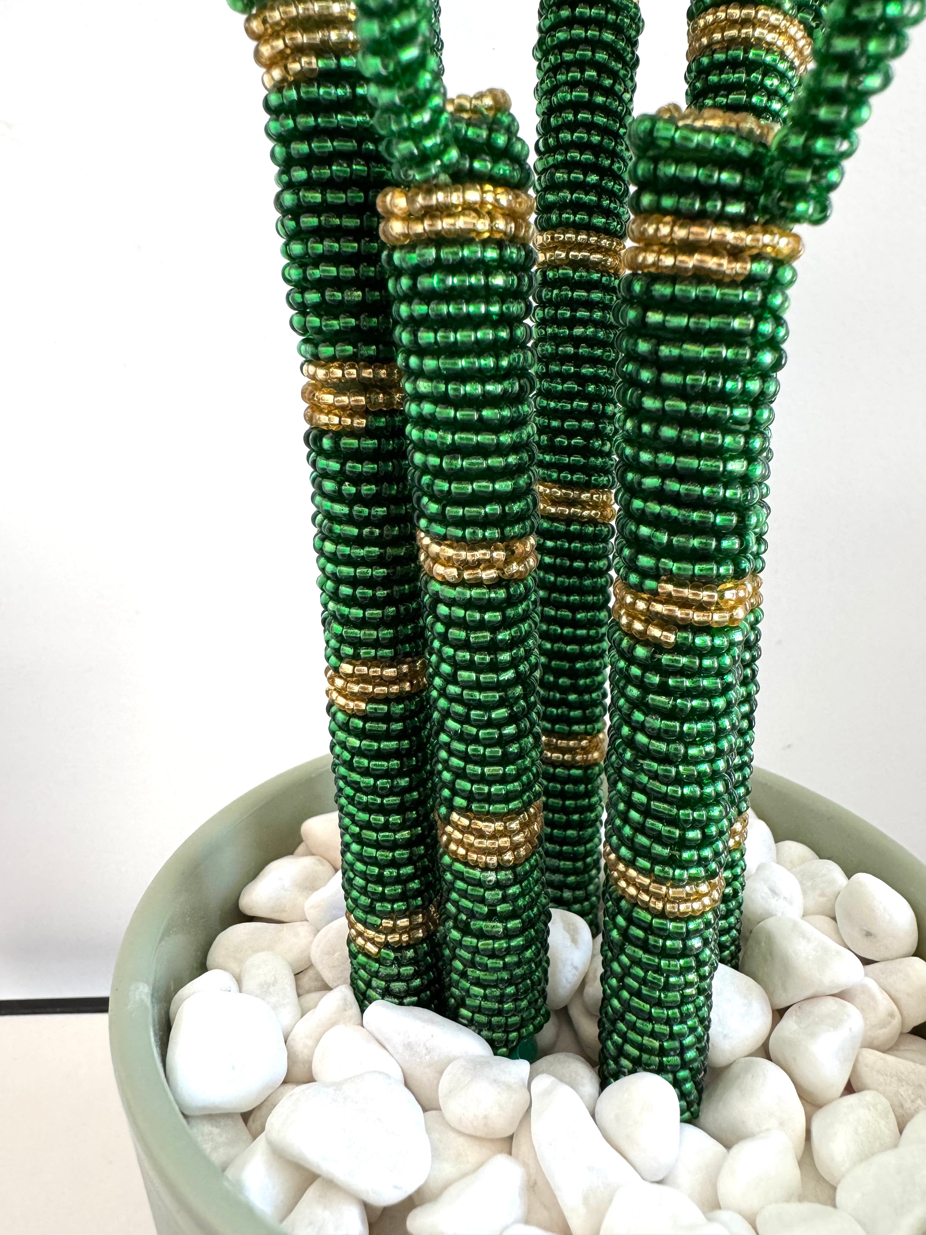 French-beaded Lucky Bamboo