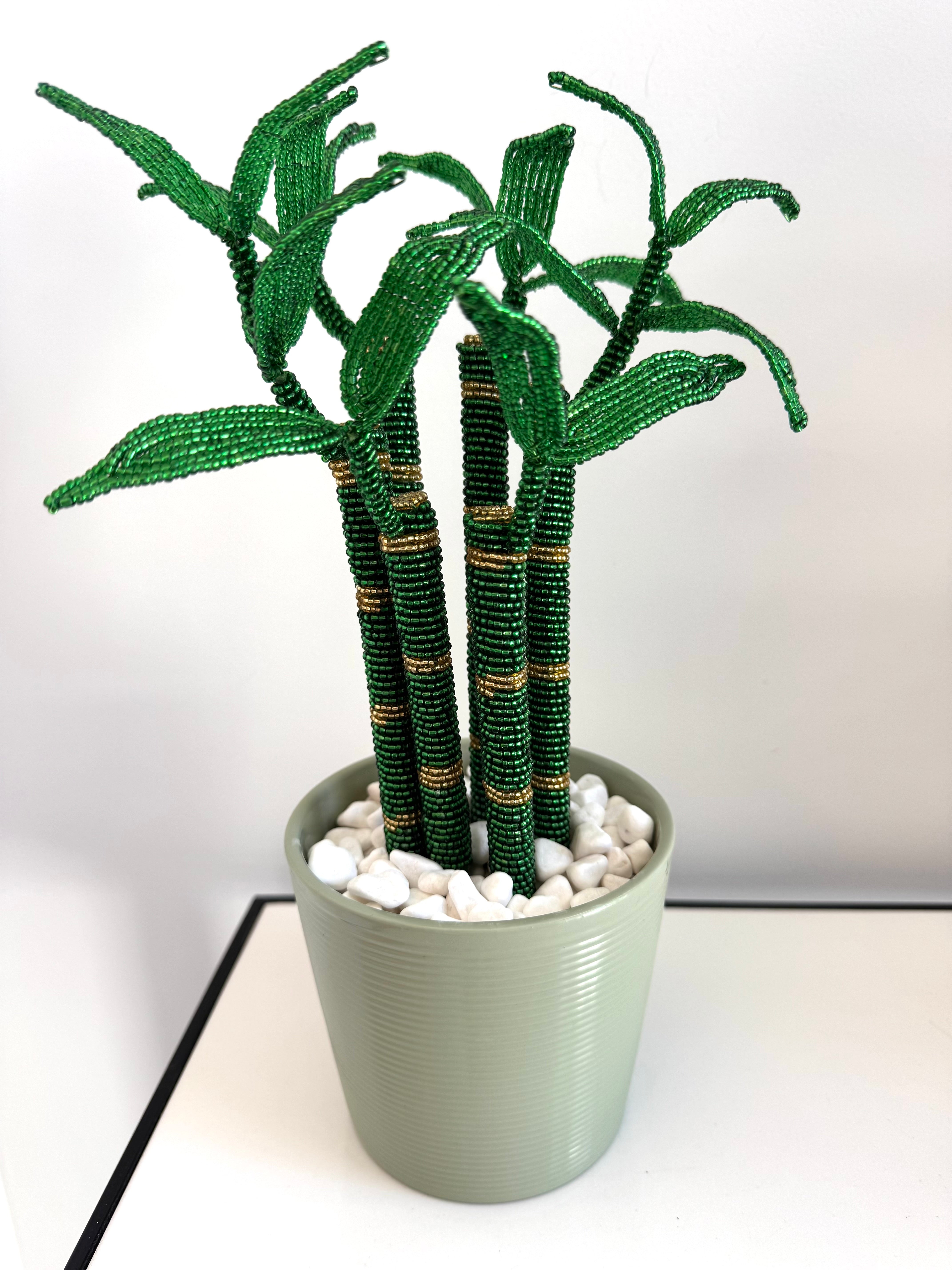 French-beaded Lucky Bamboo