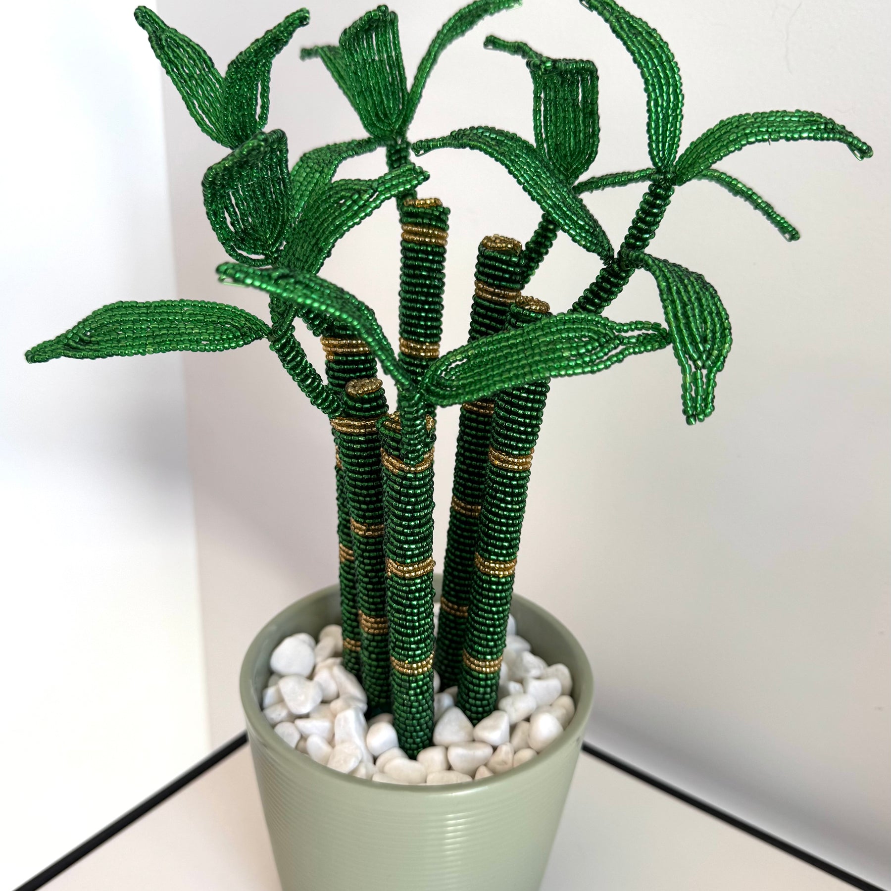 bamboo lucky charm French-beaded Lucky Bamboo