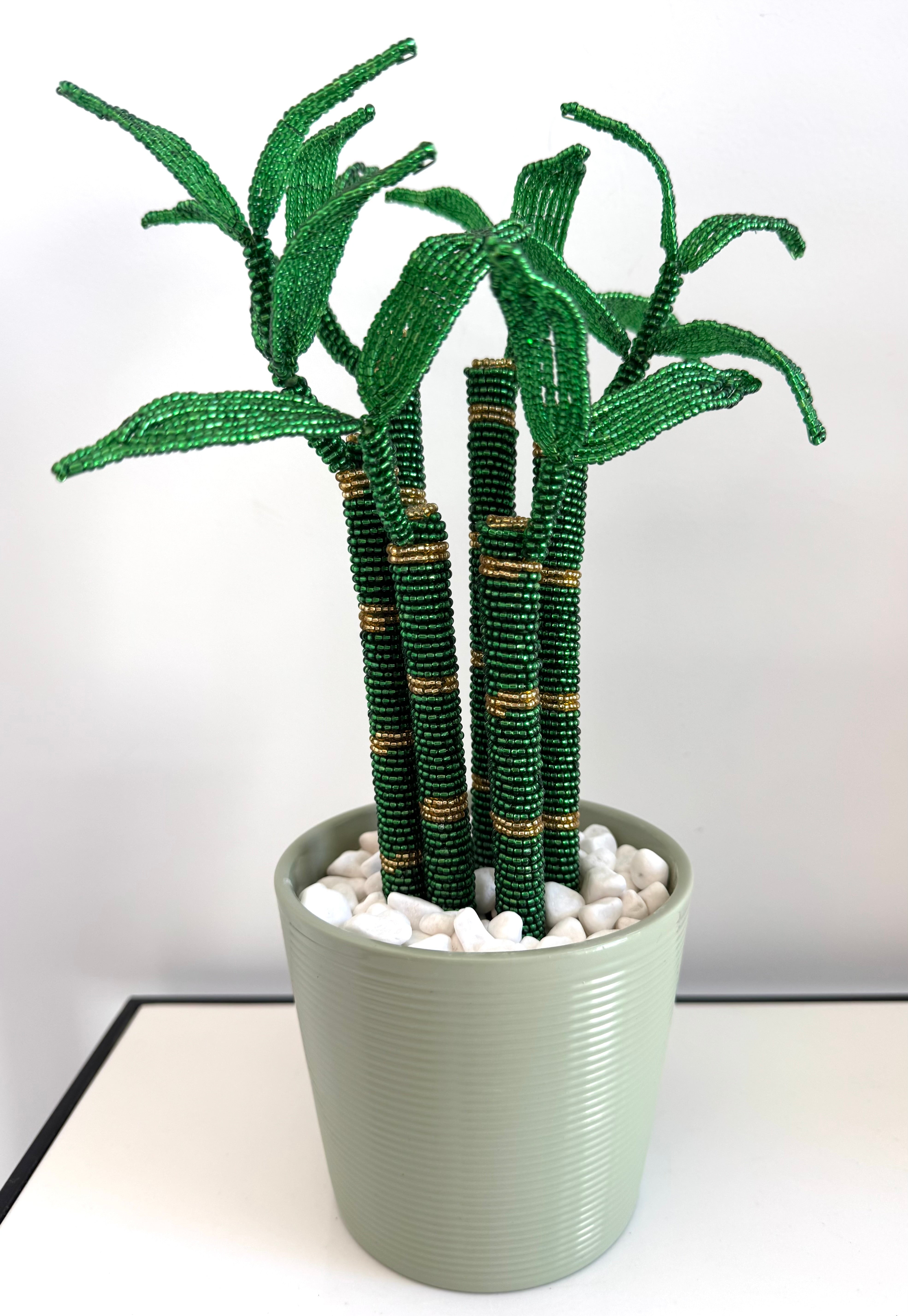 French-beaded Lucky Bamboo