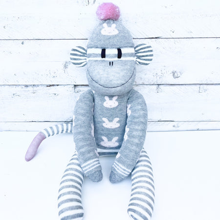 Bethany the Sock Monkey - READY TO SHIP soft toy