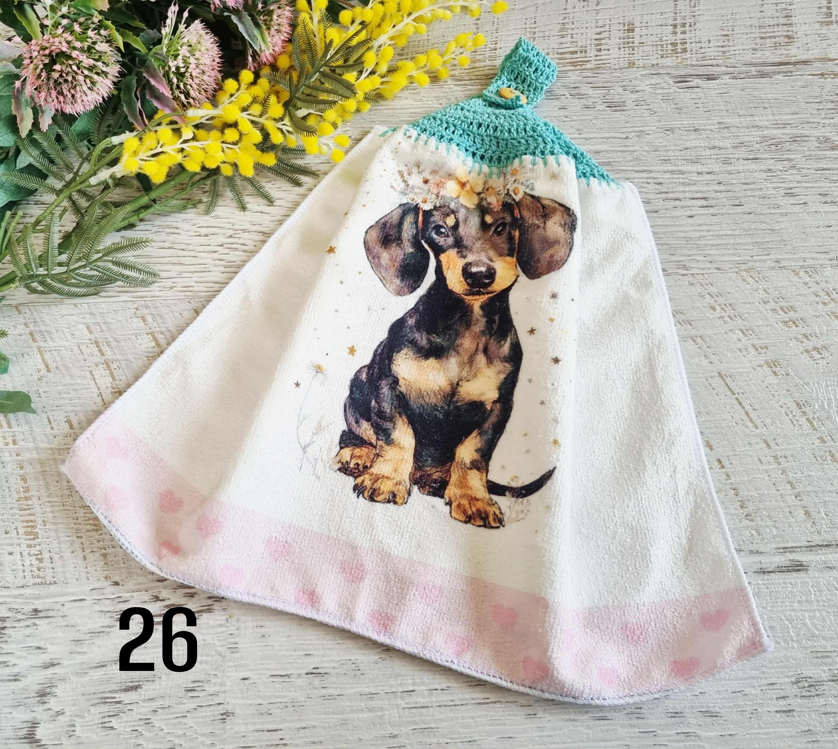 Kitchen Hand Towel | Hanging | Polyester Microfibre | SINGLE LAYER | 9 Styles - 19 - 27