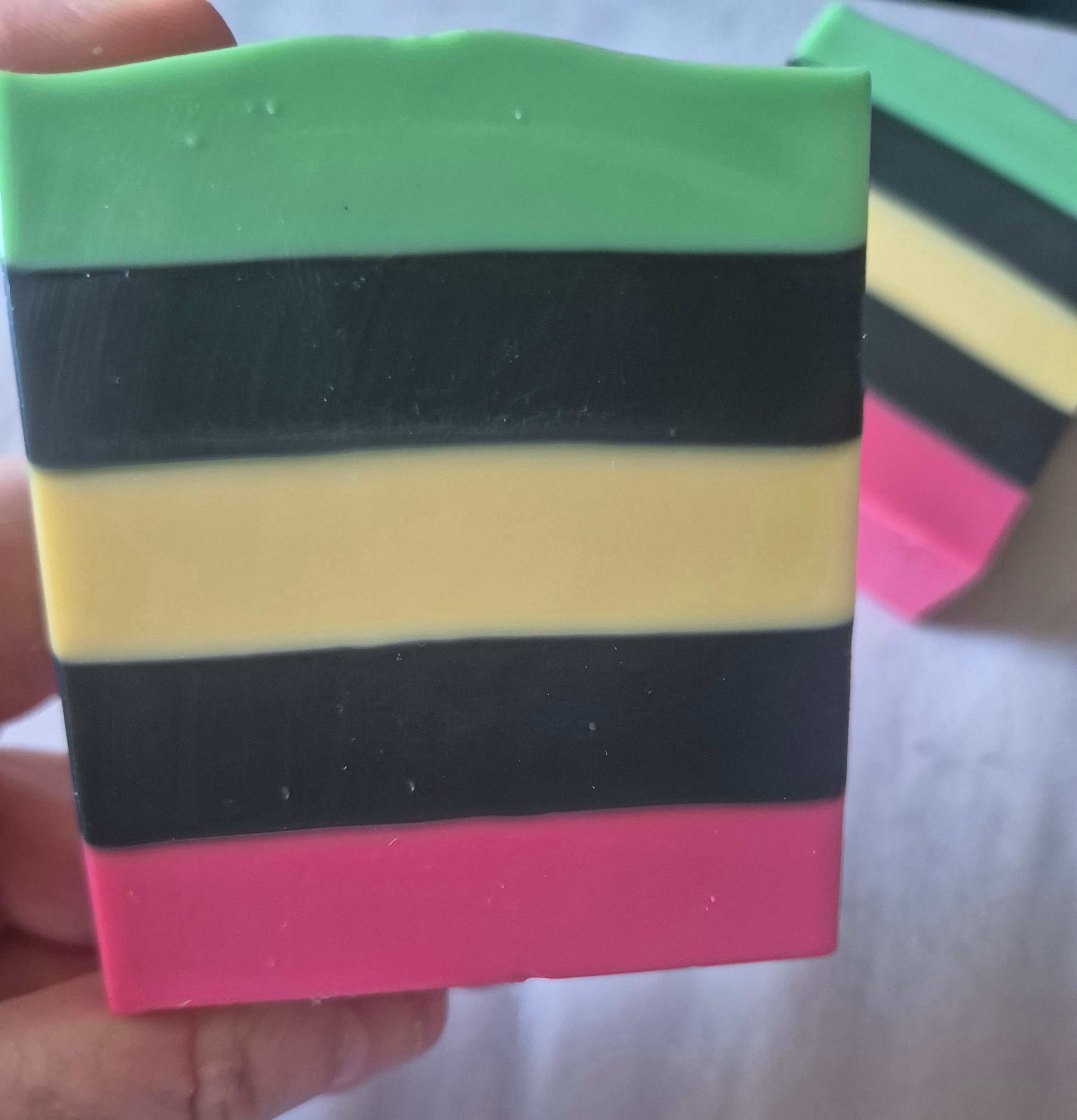 Handmade - 2 x Licorice & Goats Milk Soap Bars