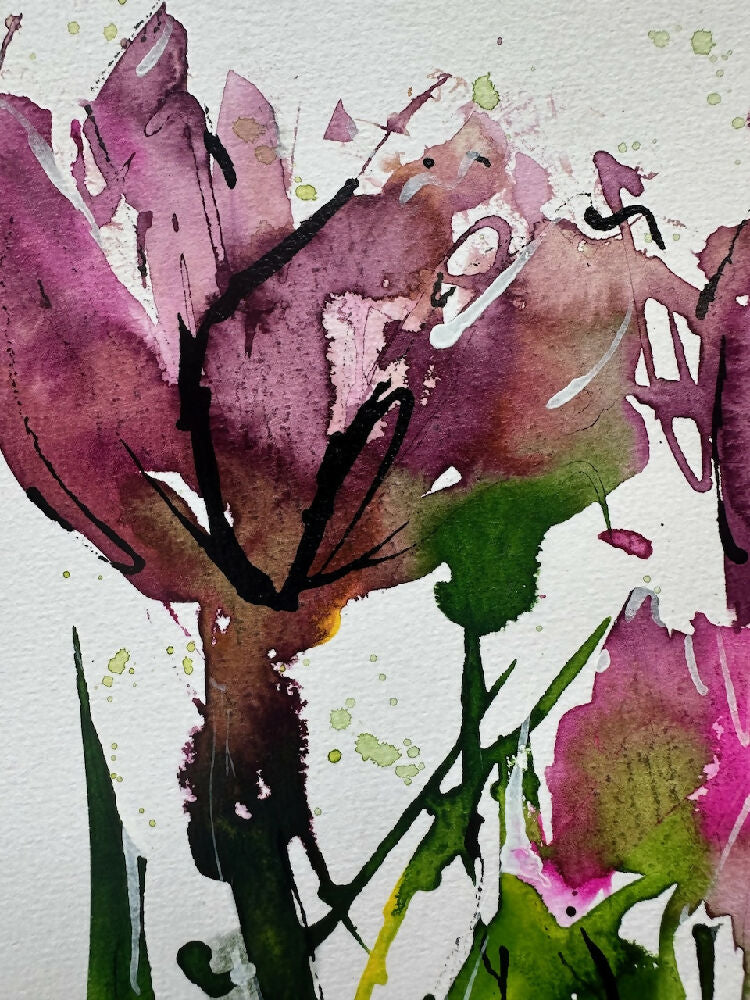 Tulip Abstract Wall Art