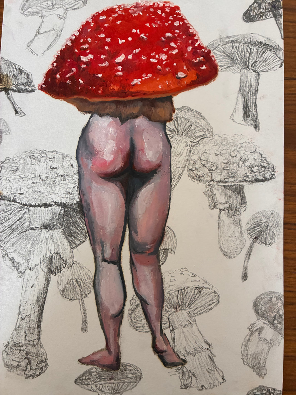 Original Mushroom Lady Artwork