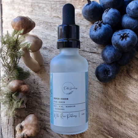 SuperFood face serum. Goji + Acai with Rice Proteins.