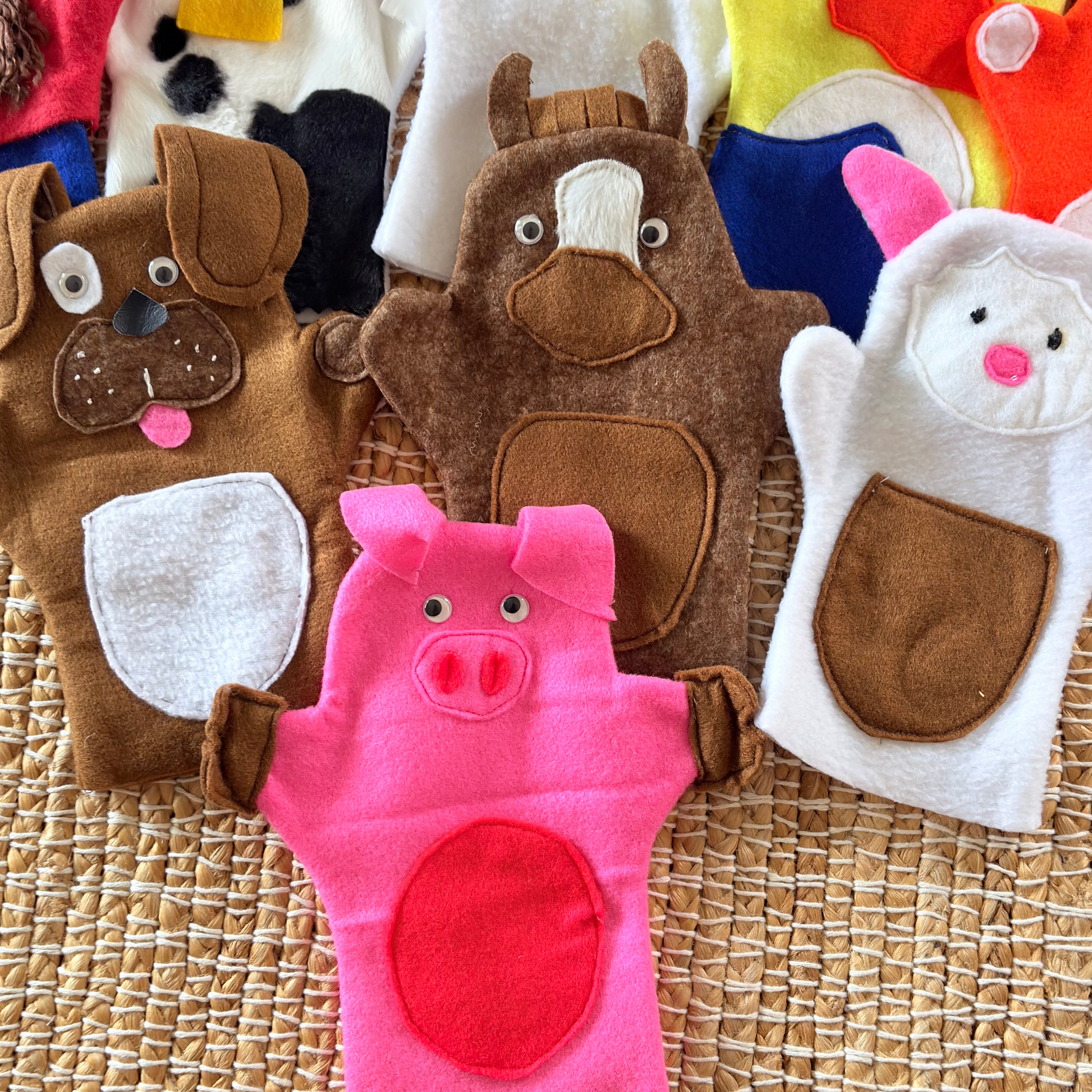 Old McDonalds Farm Hand Puppets