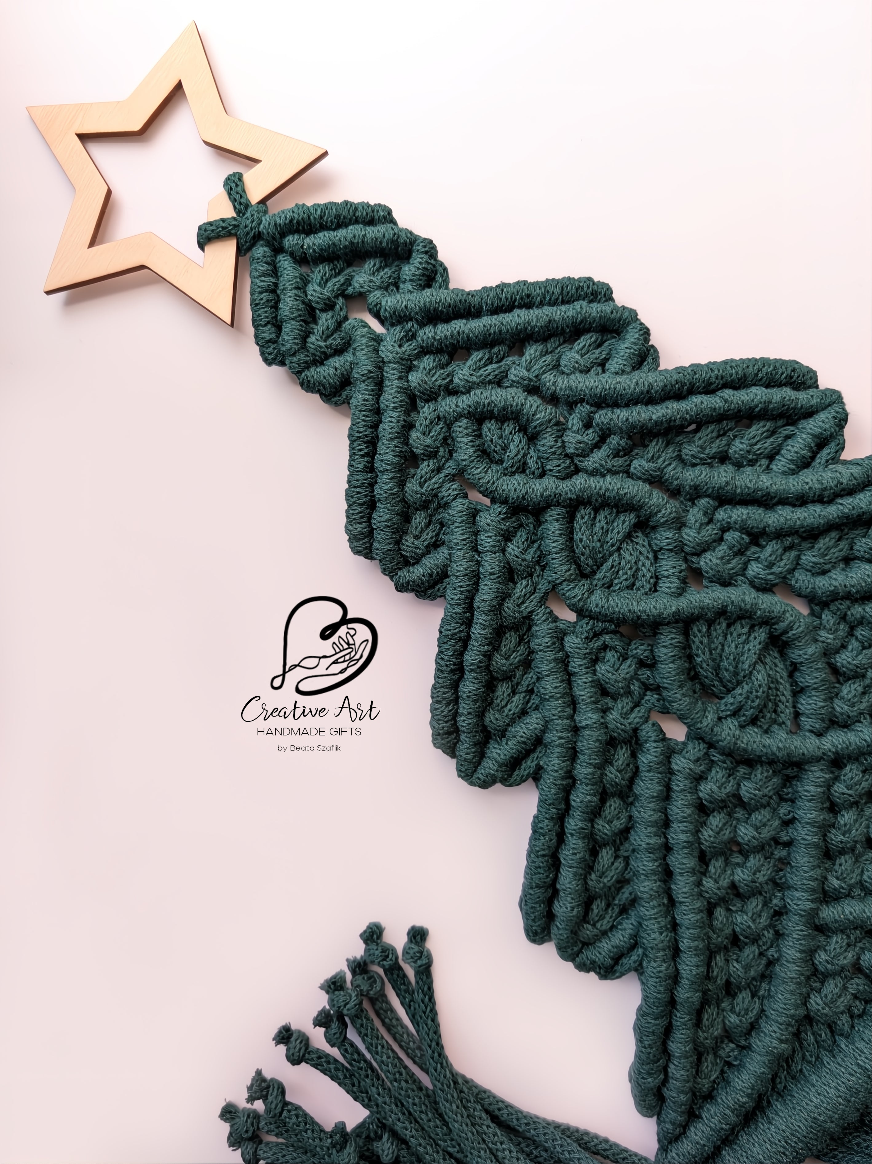 Macrame Christmas Tree wall hanging