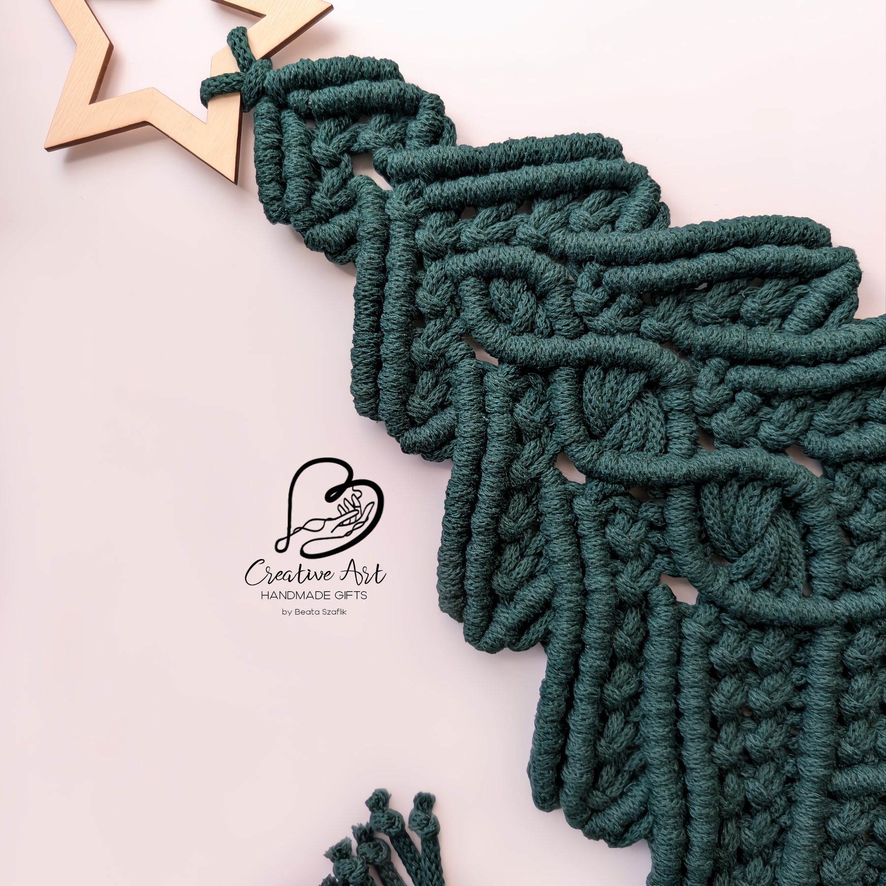 Macrame Christmas Tree wall hanging
