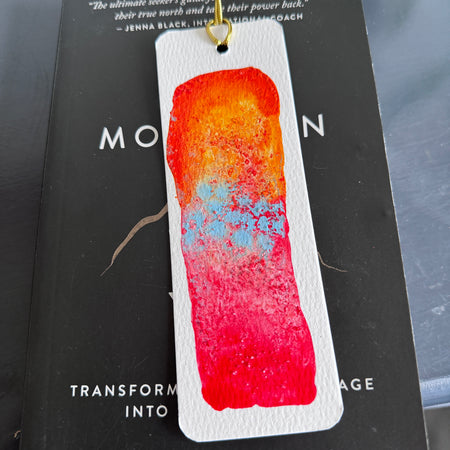 Ember Tide Handmade Watercolour Bookmark