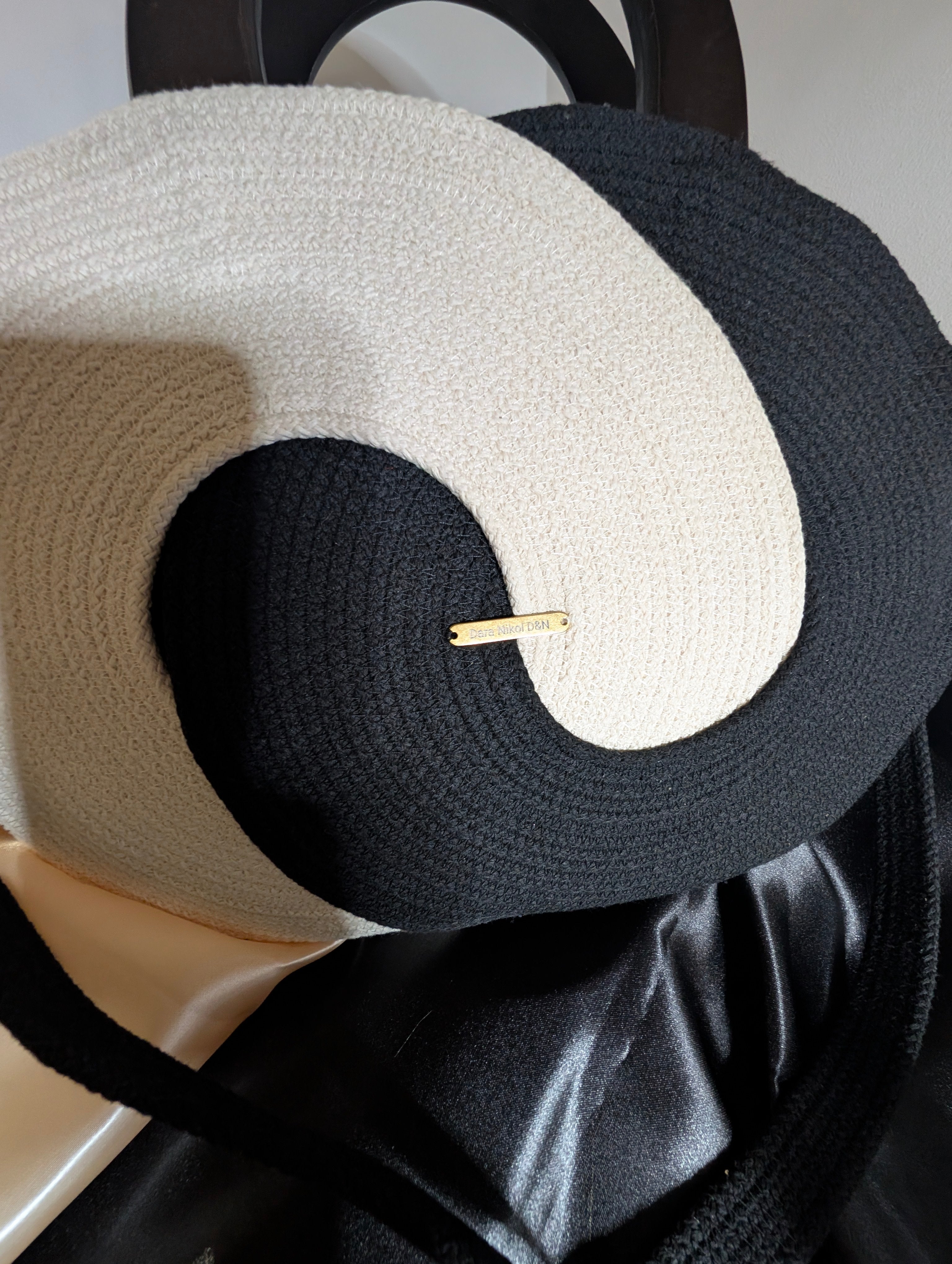 "Yin Yin" (XL) Handmade Cotton Cord Bag