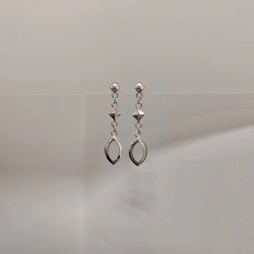 marquise faceted studs