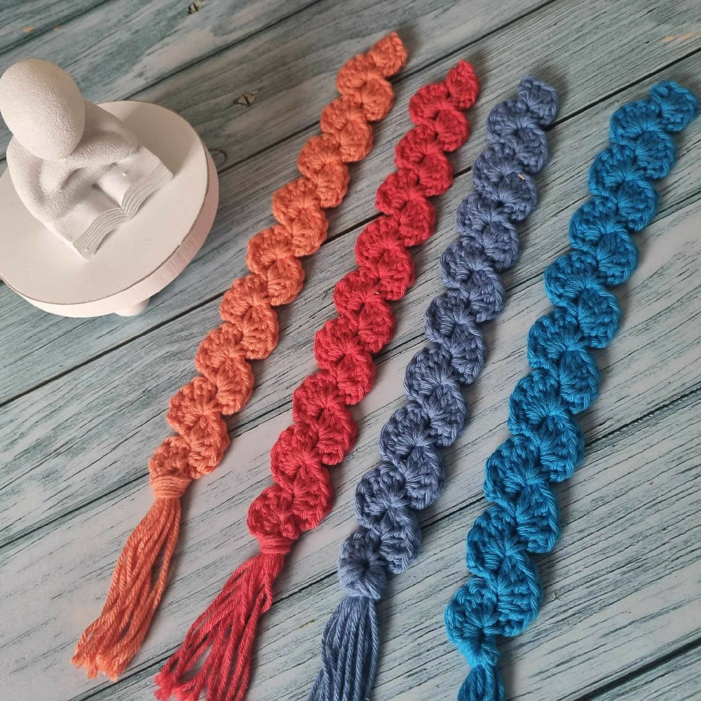 Crochet Bookmark | Aqua