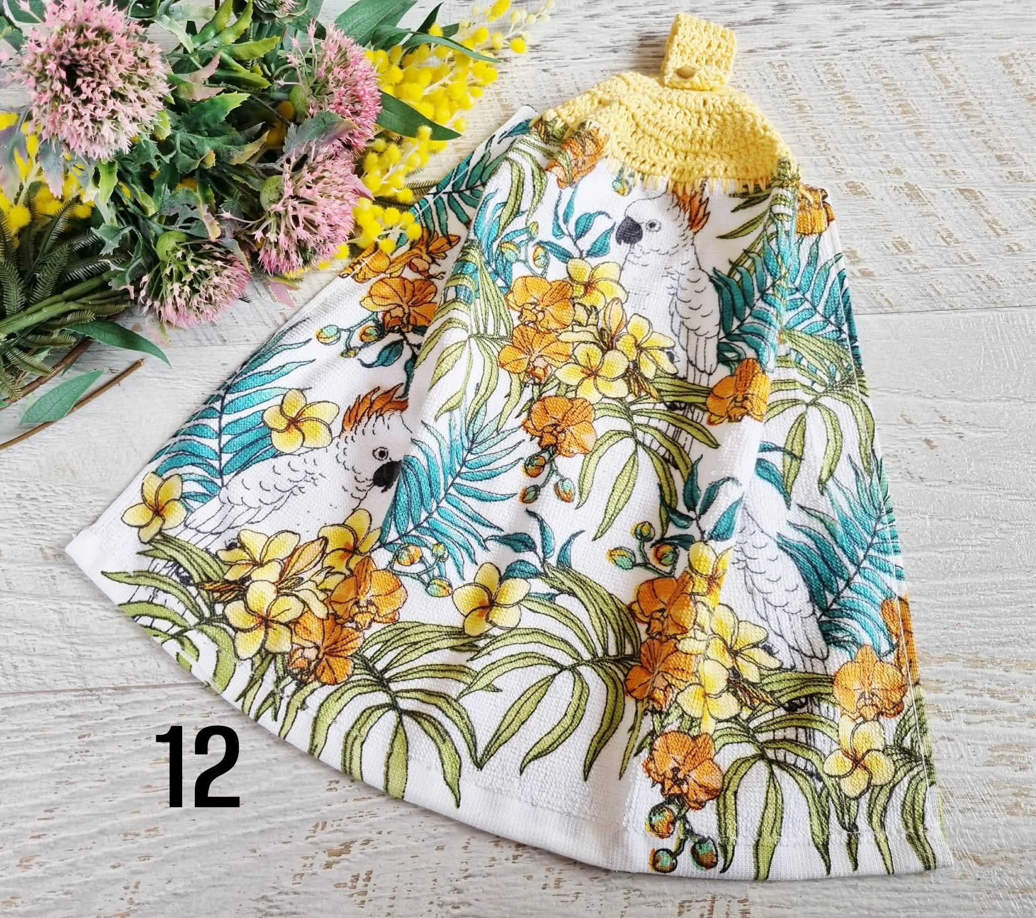 Kitchen Hand Towel | Hanging | Cotton | SINGLE LAYER | 9 Styles - 10-18