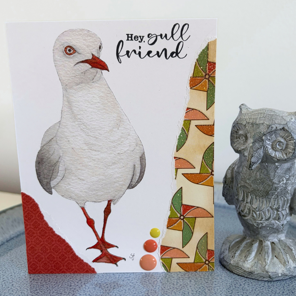 Seagull "Hey, gull friend" card