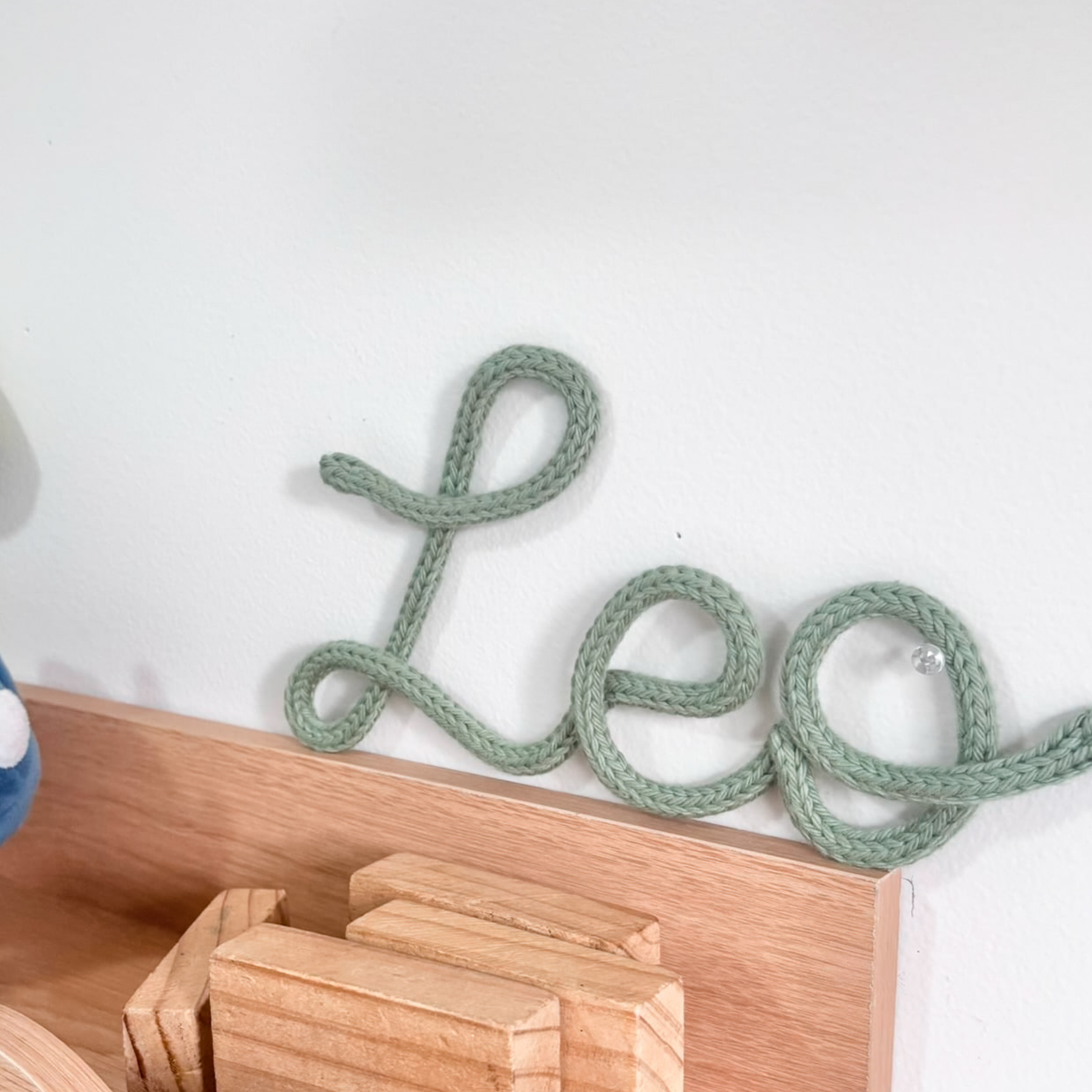 Knitted Name Sign Customisable