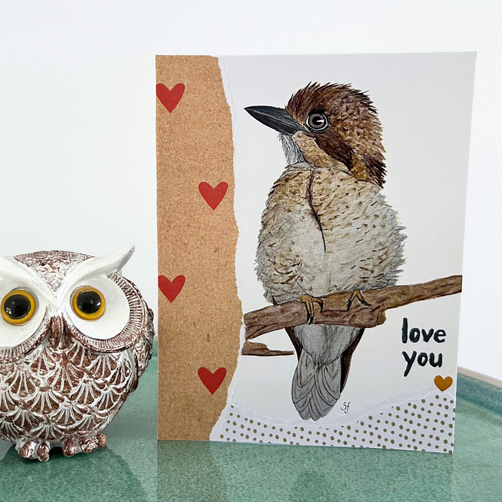 Kookaburra "With love" card