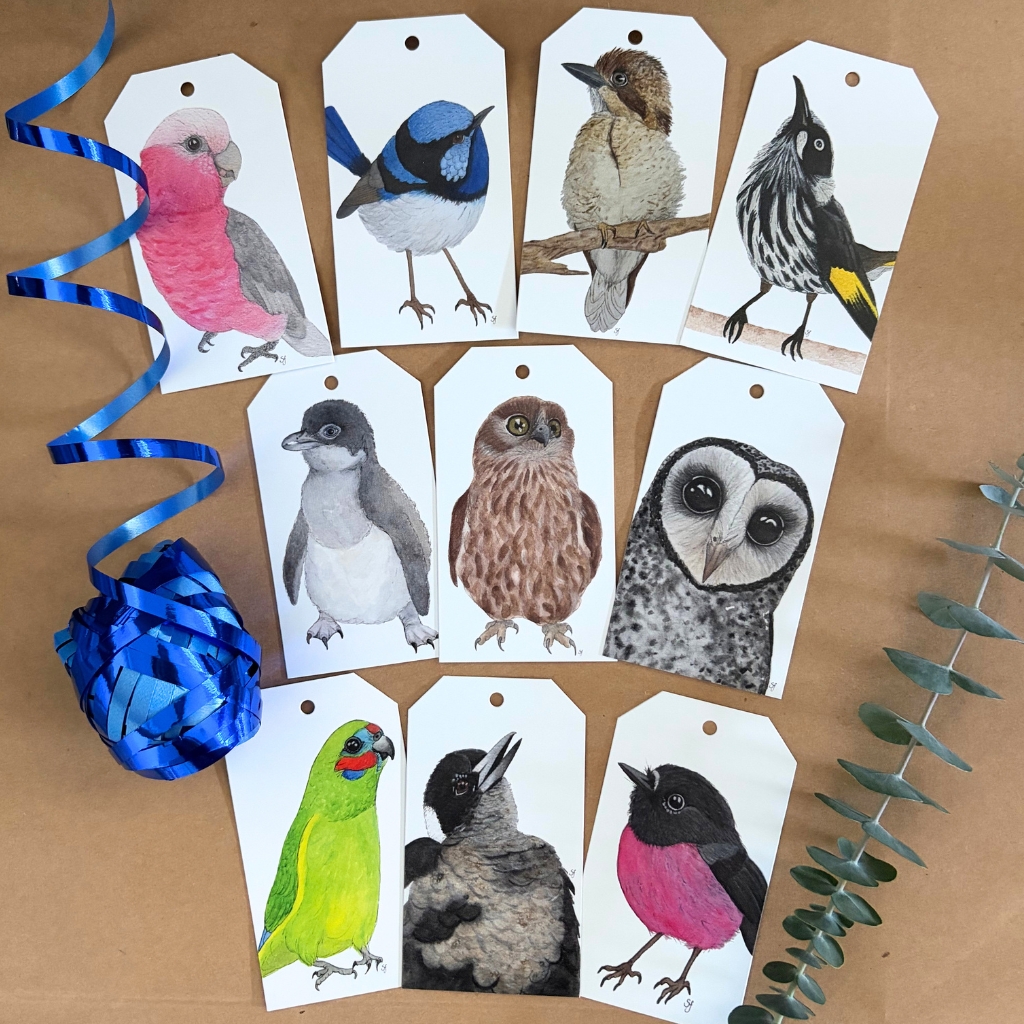 Bird gift tags 10 pack (5 sets available)