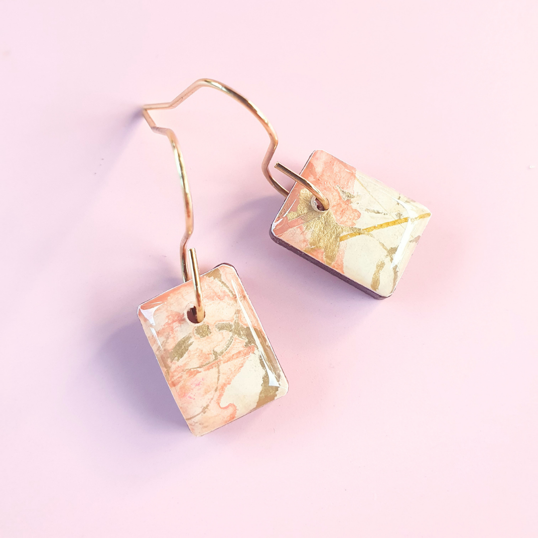 The Ember Collection | Art Earrings | Studs, Small Dangles, Brooch