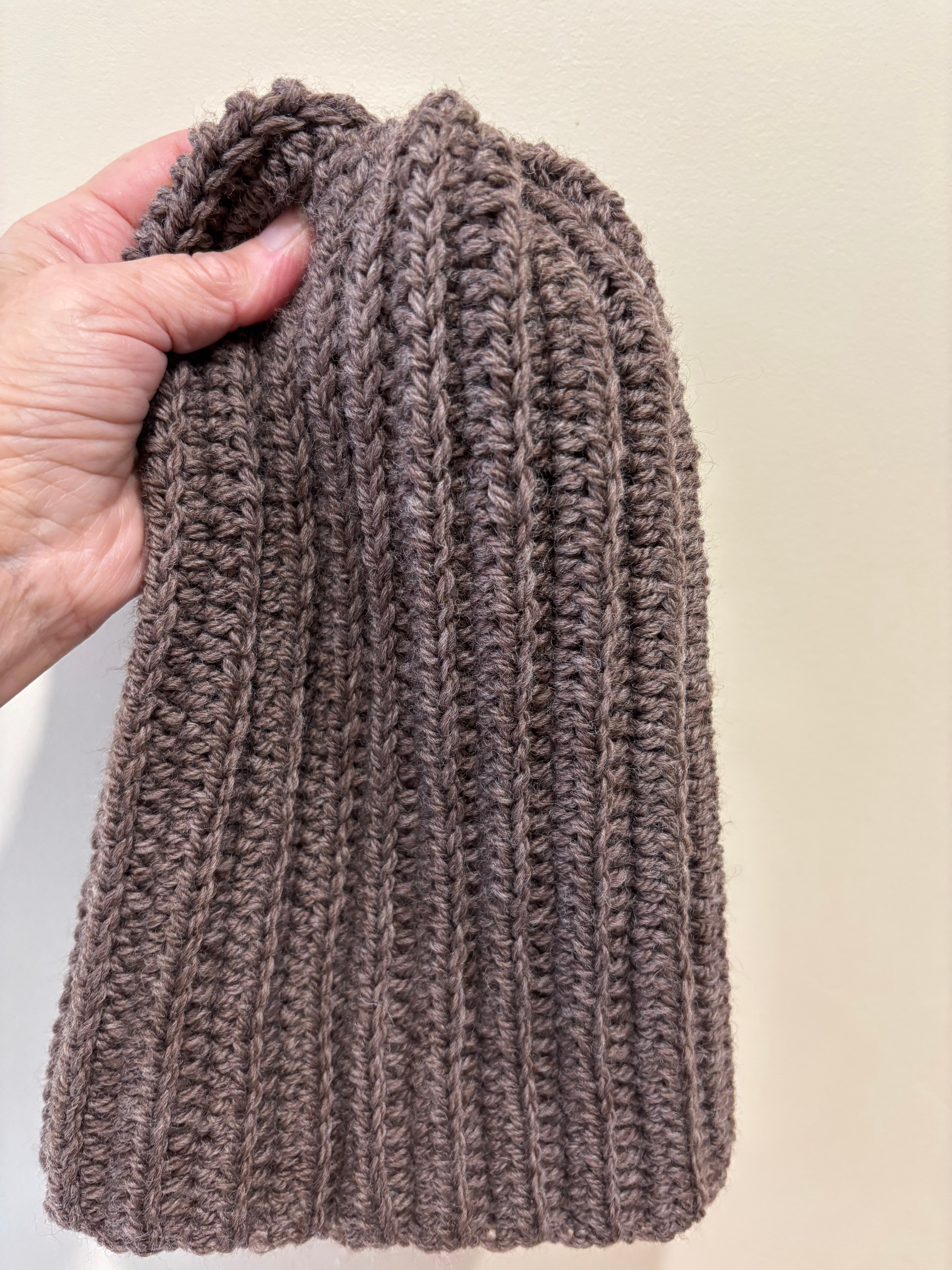 Hand Crocheted Beanie | Shades of Brown