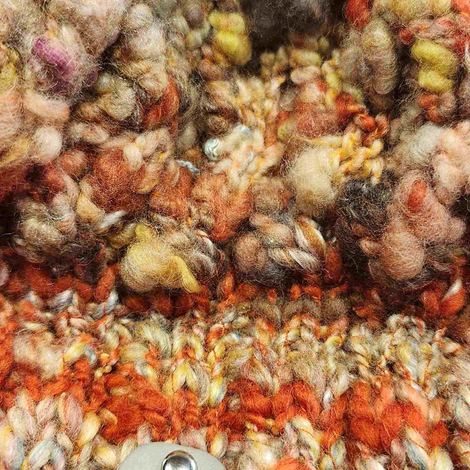 Chunky Hand Spun & Knitted Beanie