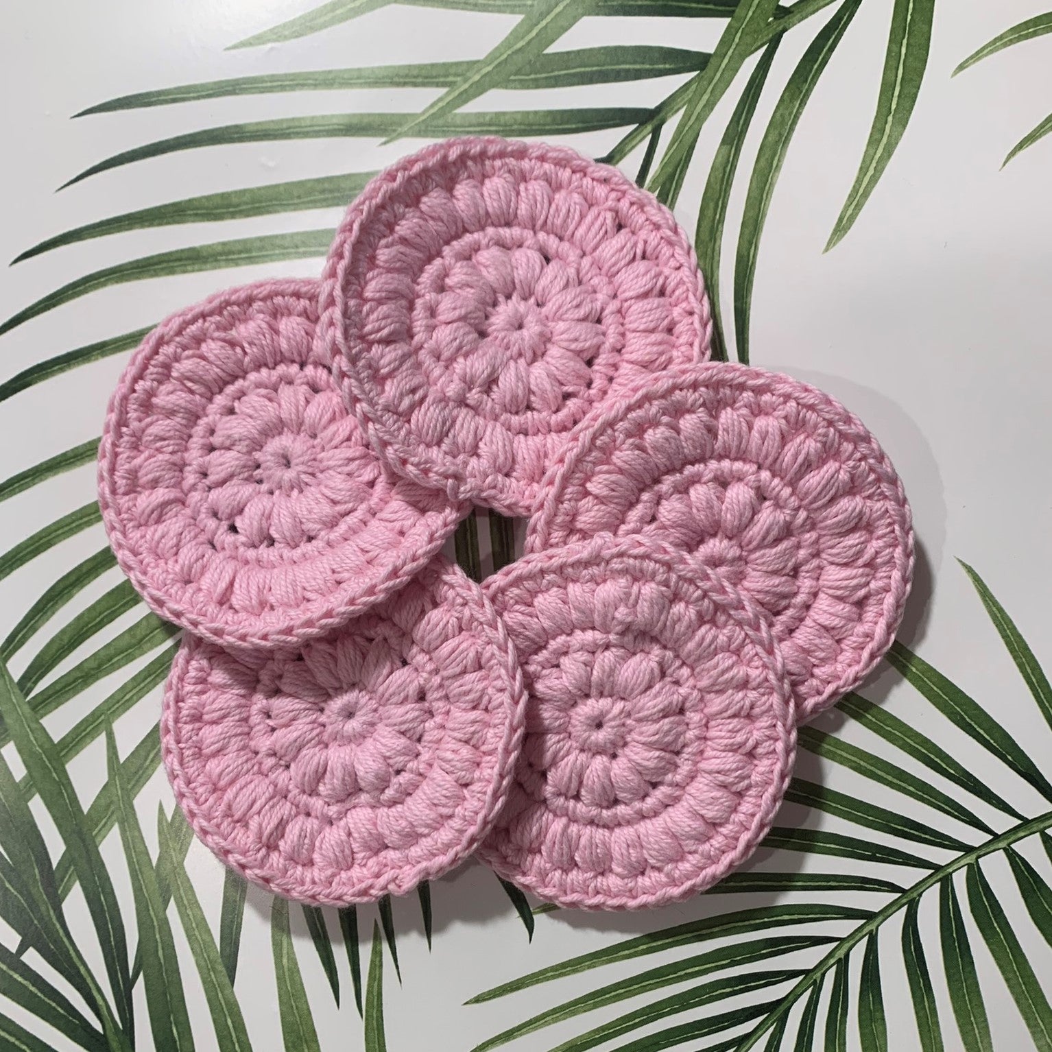 Crochet Face Scrubbies Cotton