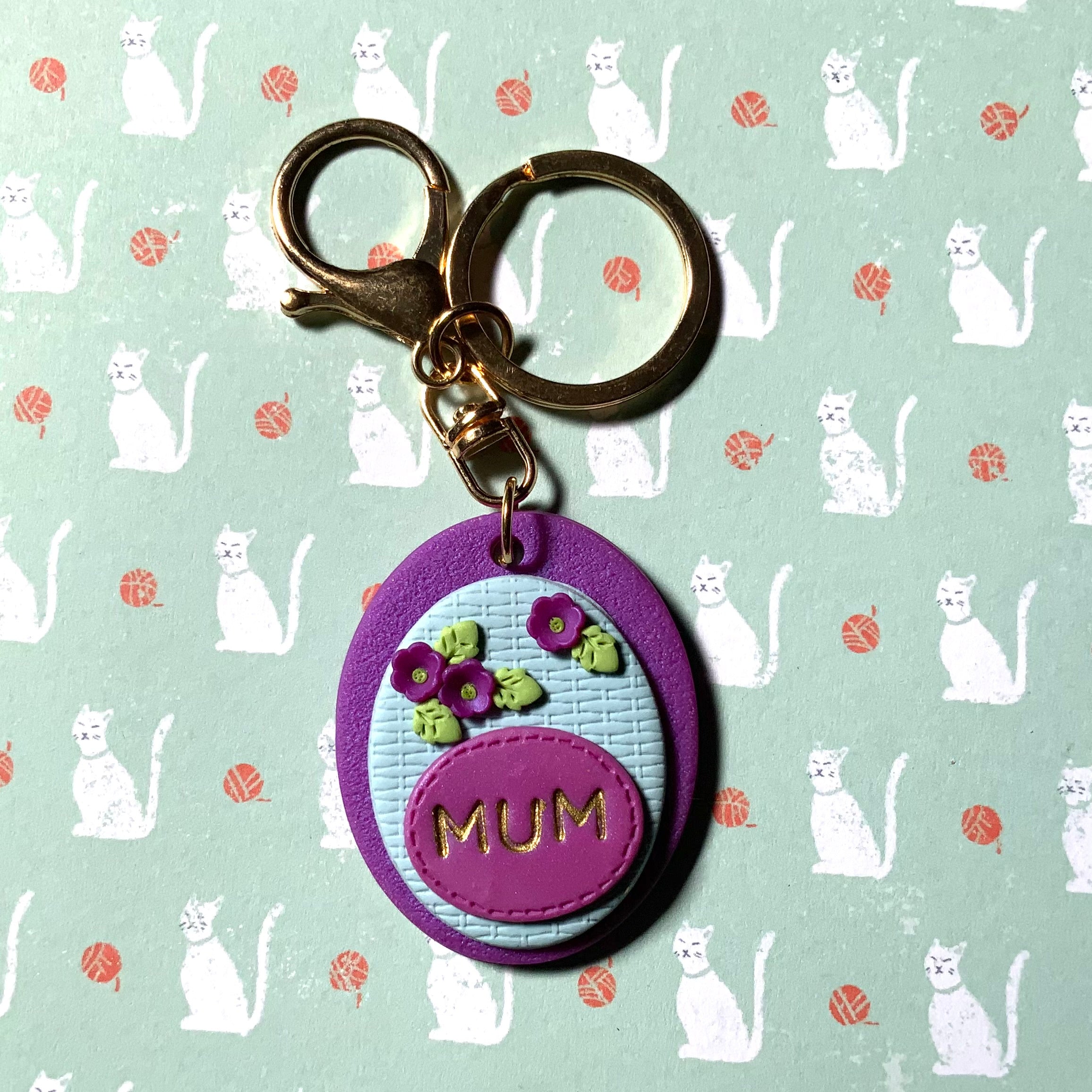 Not-So-Basic Basics | Keyrings For Her | Handmade Polymer Clay