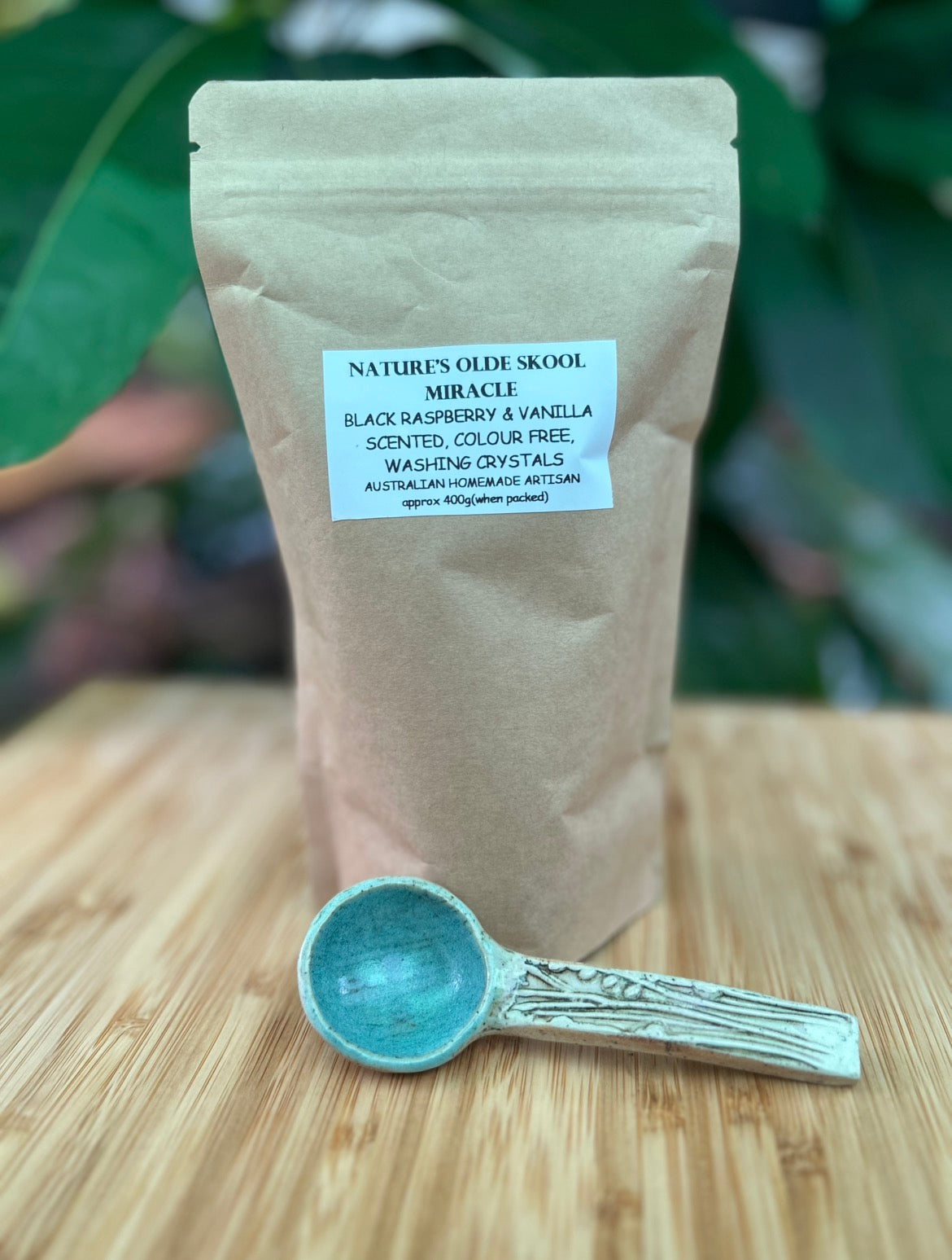 Handmade Washing Crystals | Black Raspberry & Vanilla Fragrance | Natural Fabric Softener