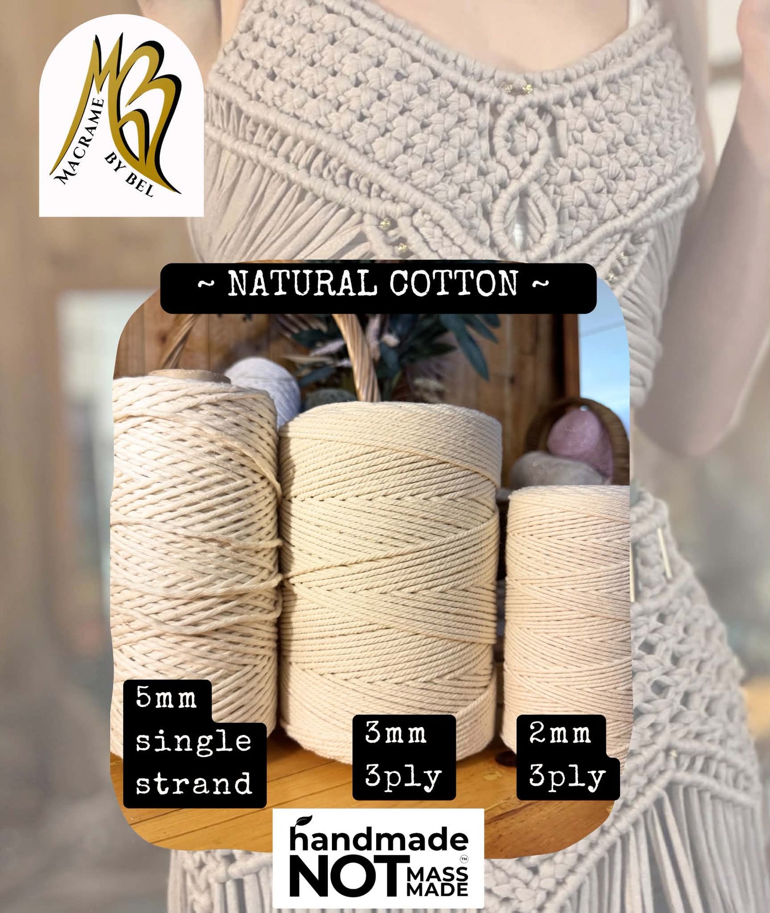 Lavanda Handmade Macrame Dress