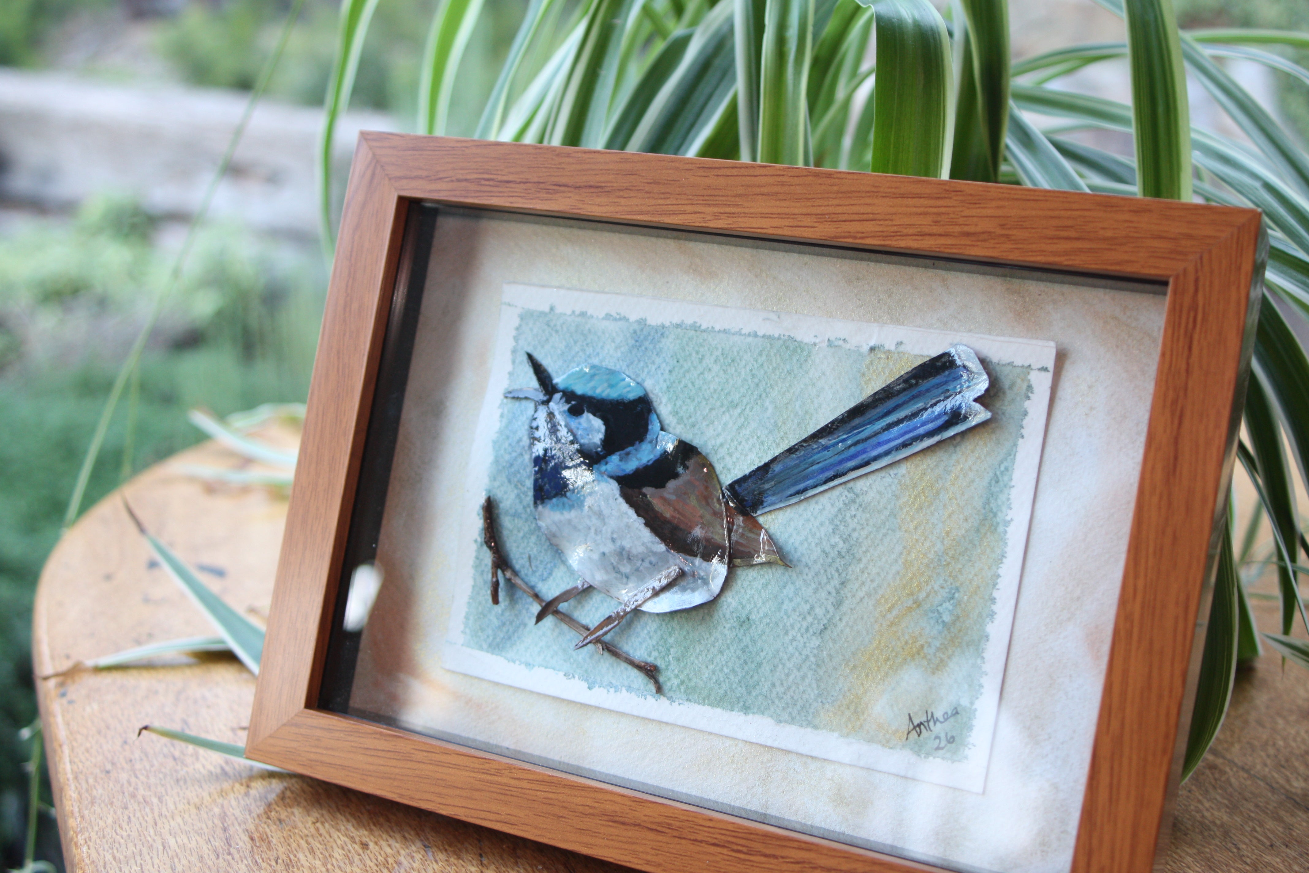 Male Fairy Wren Original Artwork