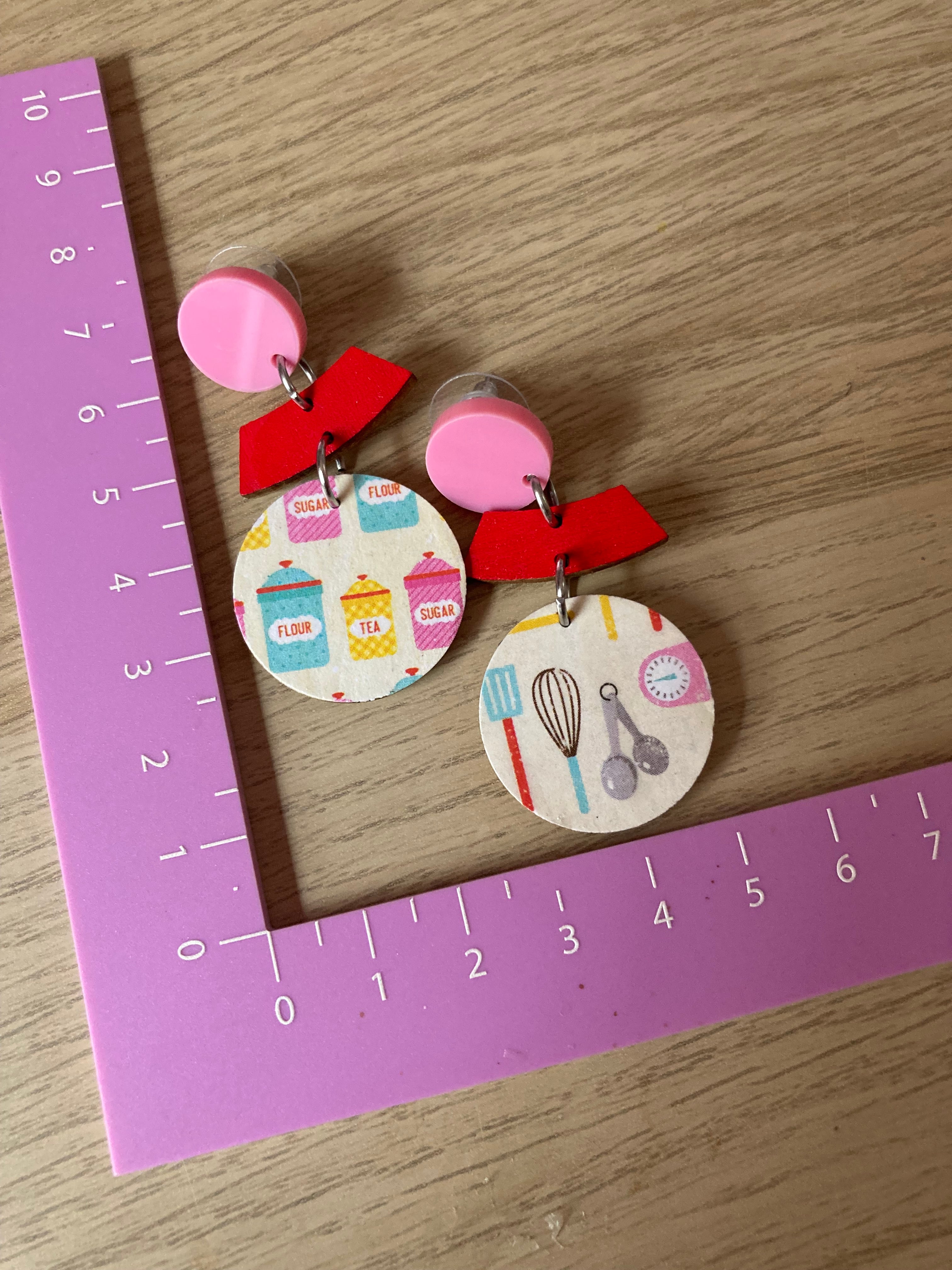 Ready to bake earrings