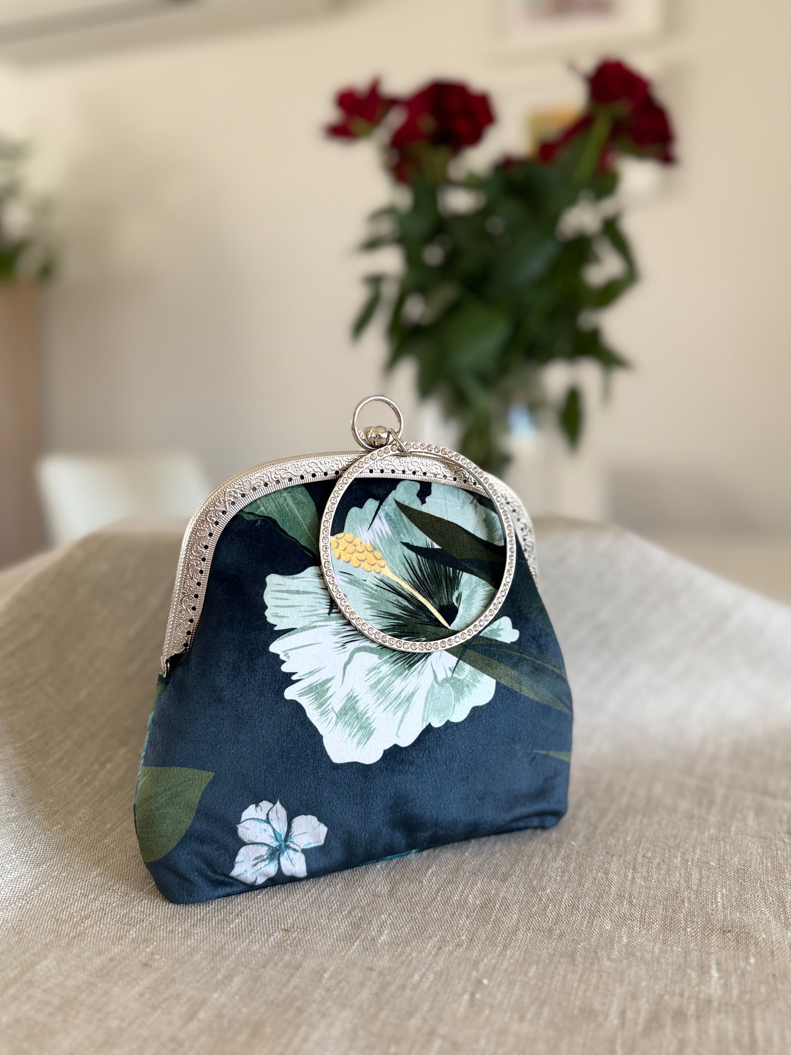 Retro style clutch evening