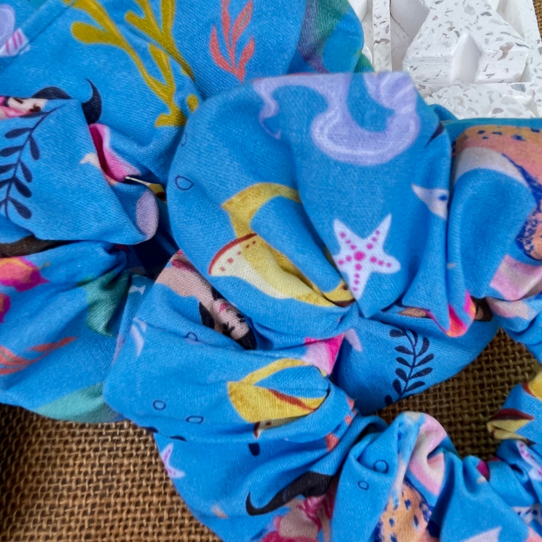 Handmade Mermaid Scrunchies |splash of ocean magic