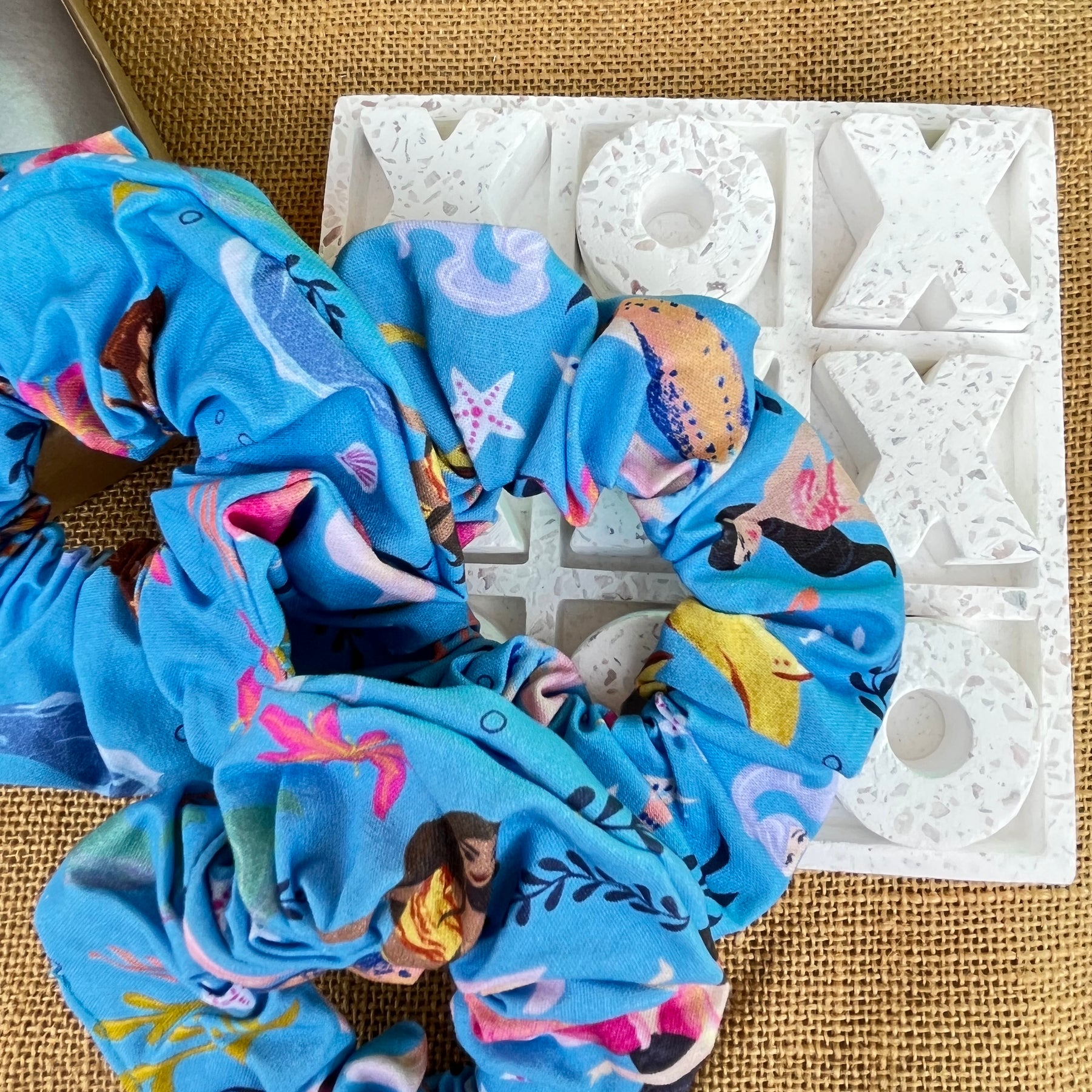 Handmade Mermaid Scrunchies |splash of ocean magic