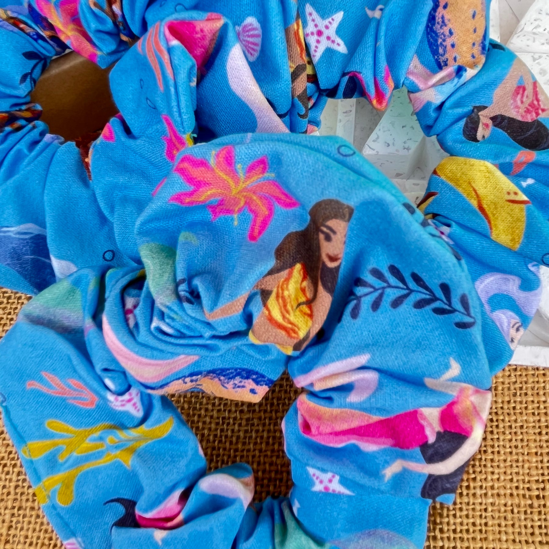 Handmade Mermaid Scrunchies |splash of ocean magic