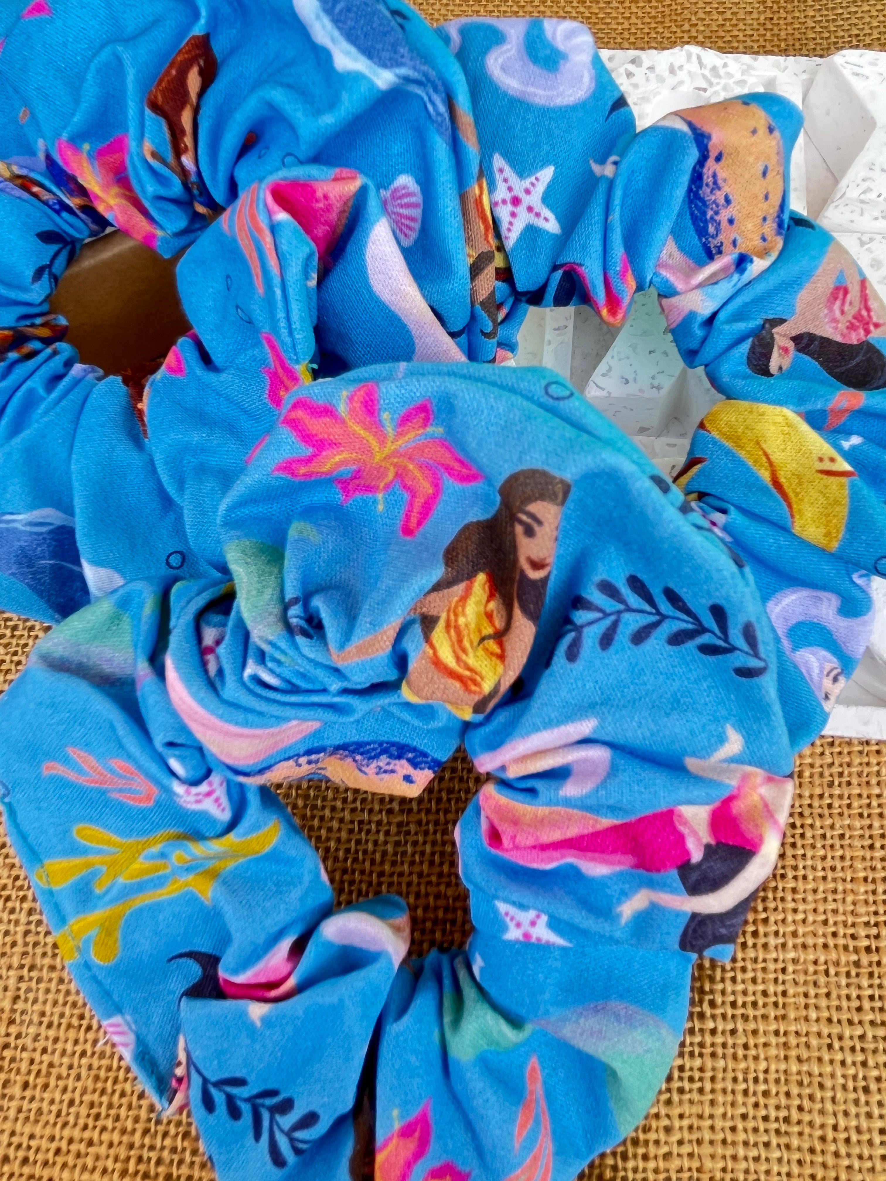 Handmade Mermaid Scrunchies |splash of ocean magic