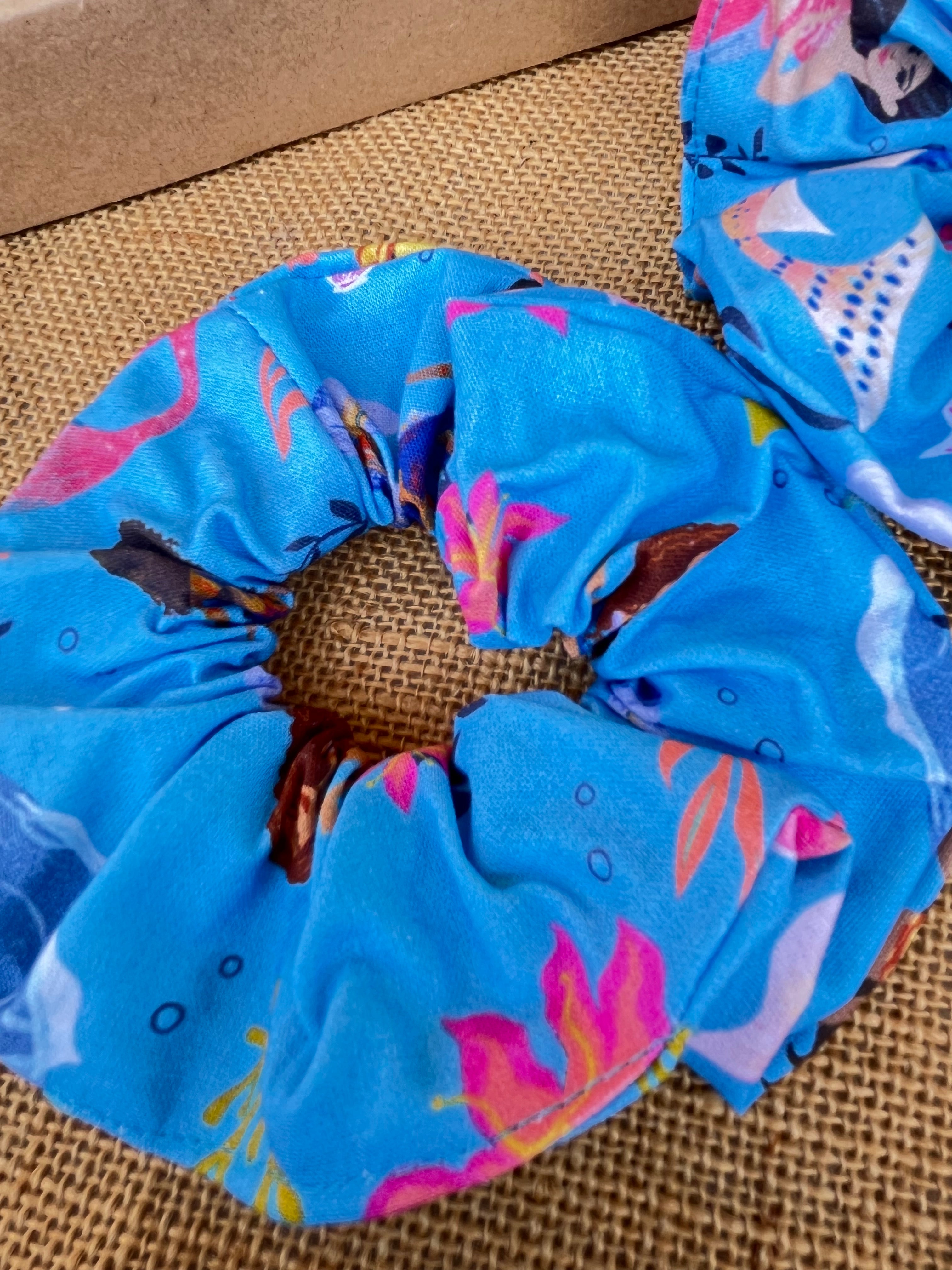 Handmade Mermaid Scrunchies |splash of ocean magic
