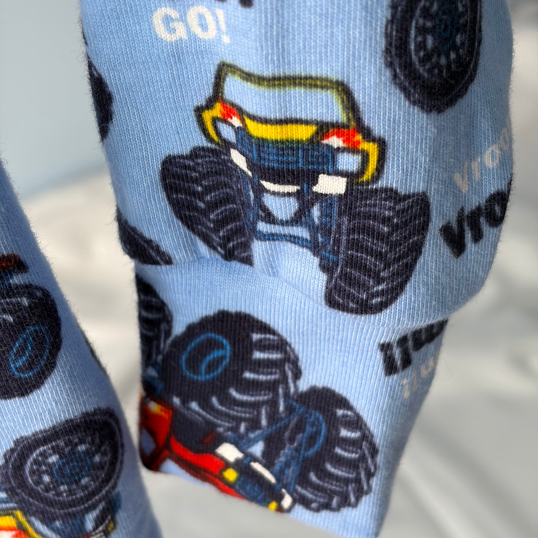 MONSTER TRUCK LONG SLEEVE TOP & PANTS 6-9 Months